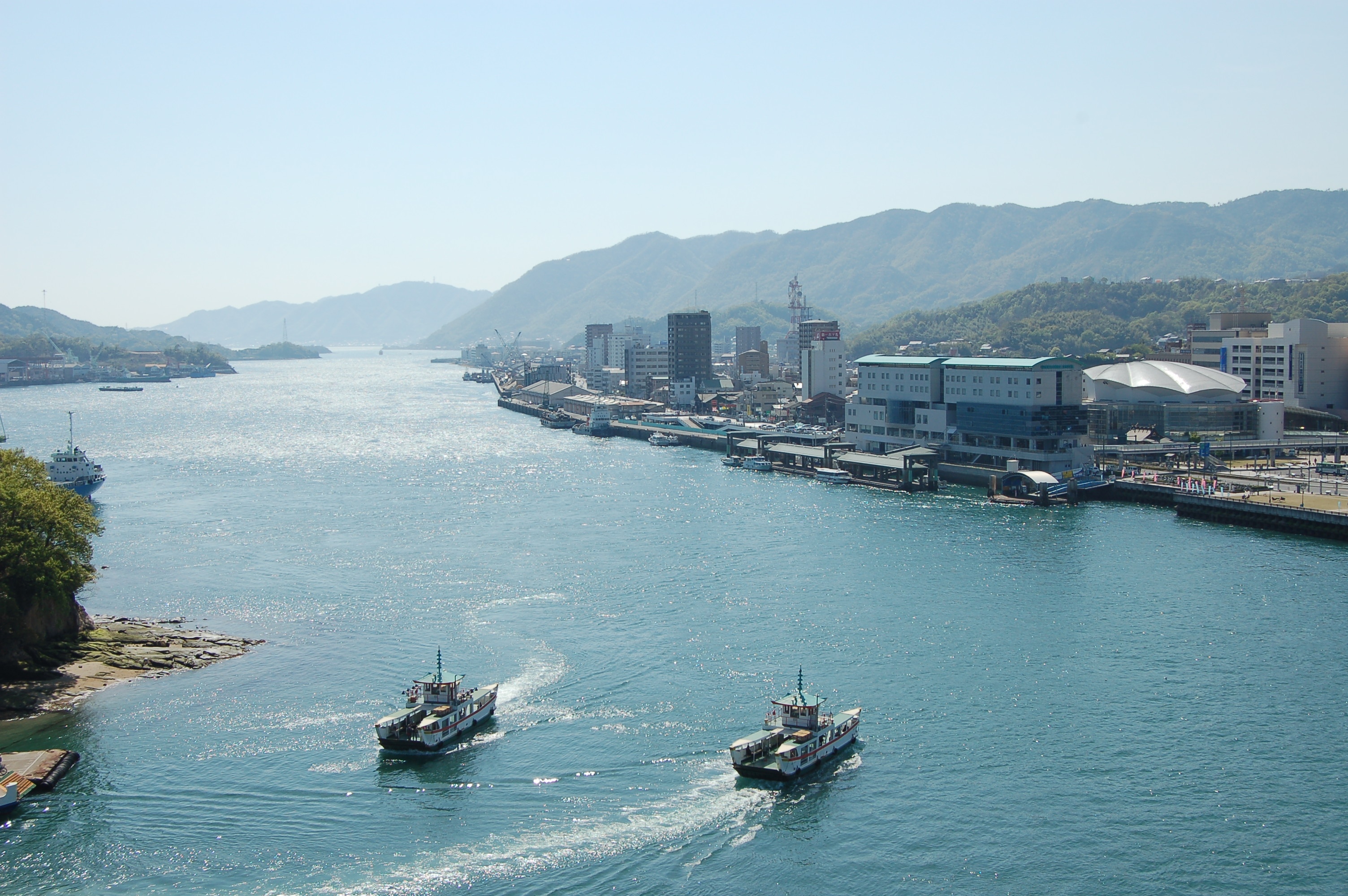 尾道水道と渡船