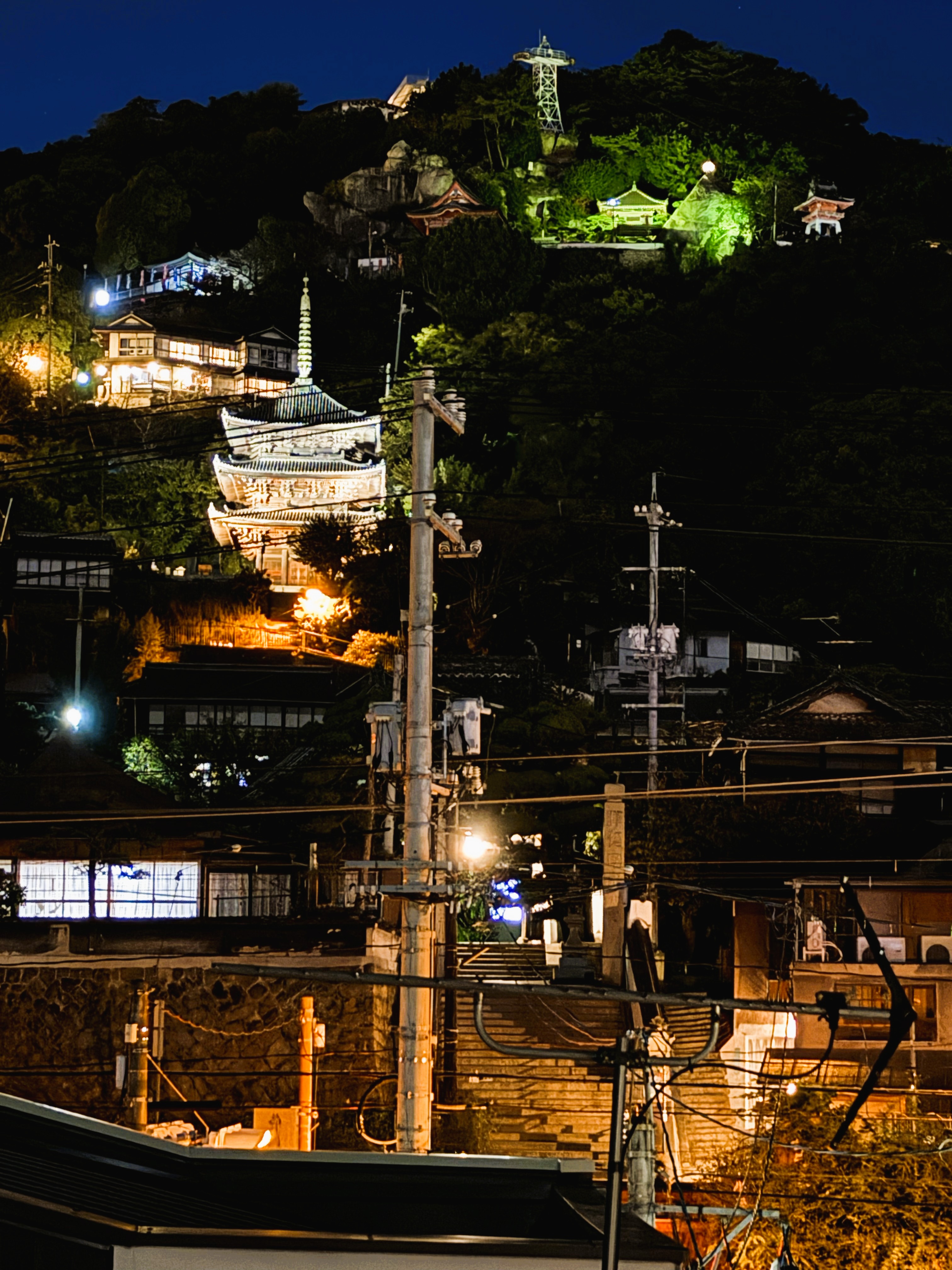 お部屋からの夜景アップ (3階)