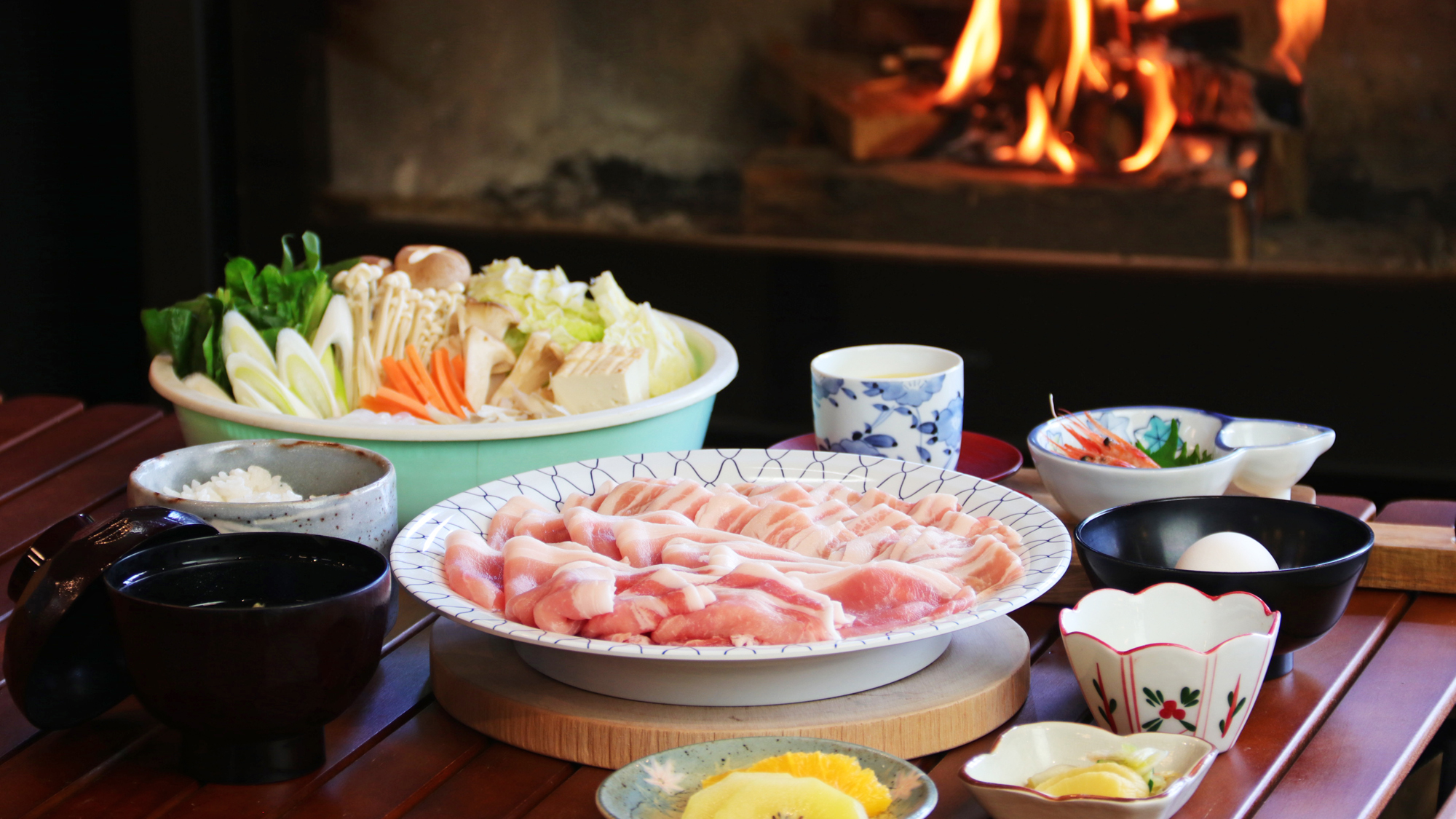 【豚すき焼き】