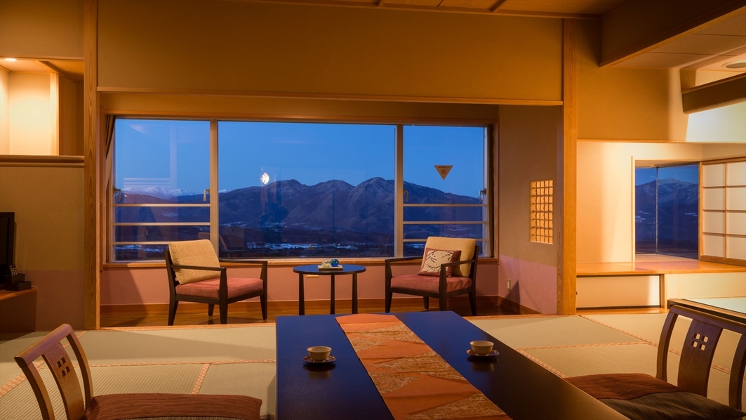 【12帖和室】眺望確約客室（4〜5階）！上州の山景色を独占！