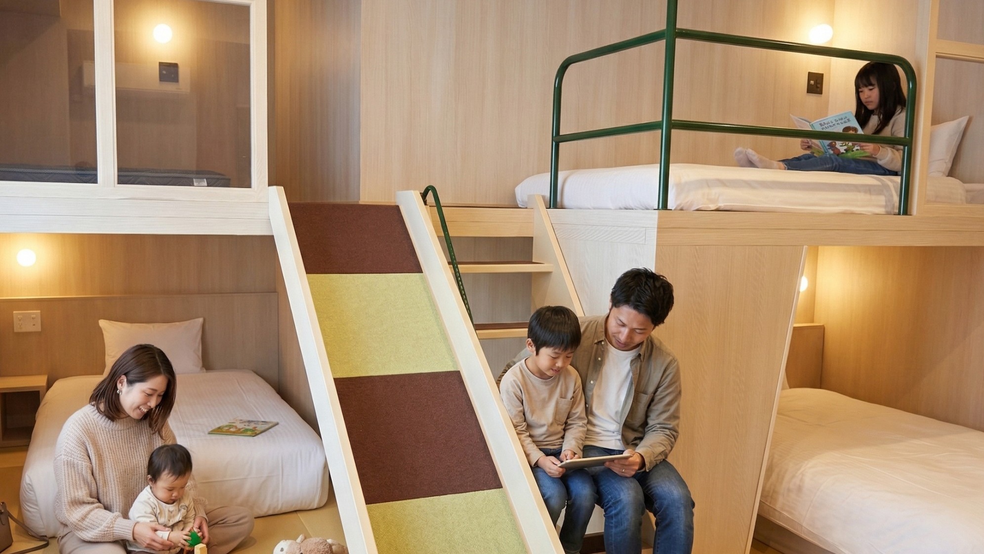 【308】滑り台＆ロフト付アドベンチャールーム　※客室はイメージです。