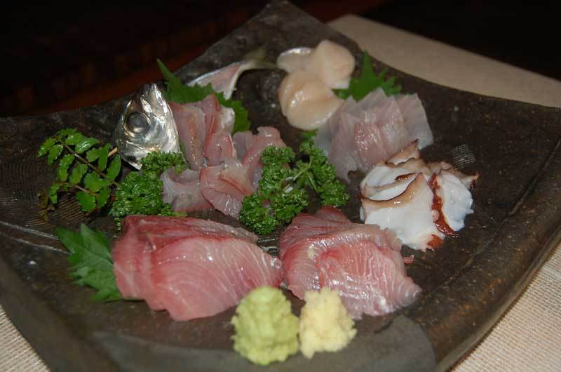 Spring and summer sashimi