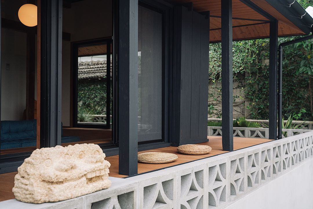 目の前にはさとうきび畑が広がります