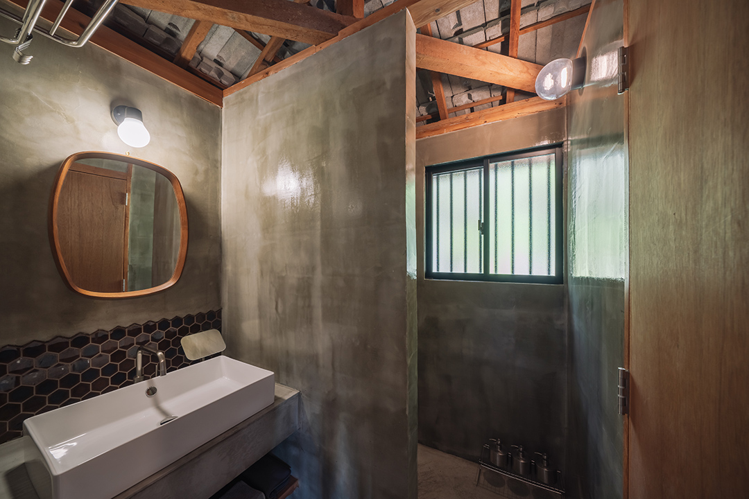 洗面スペースもゆったりと