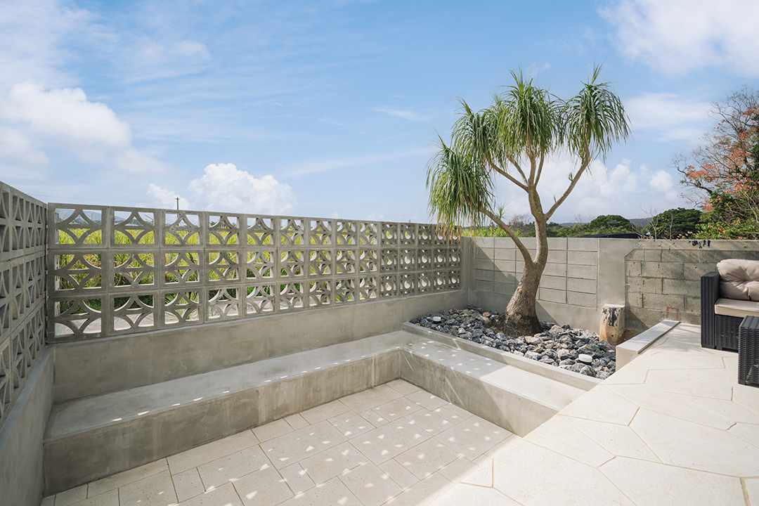 BBQが楽しめるパティオ