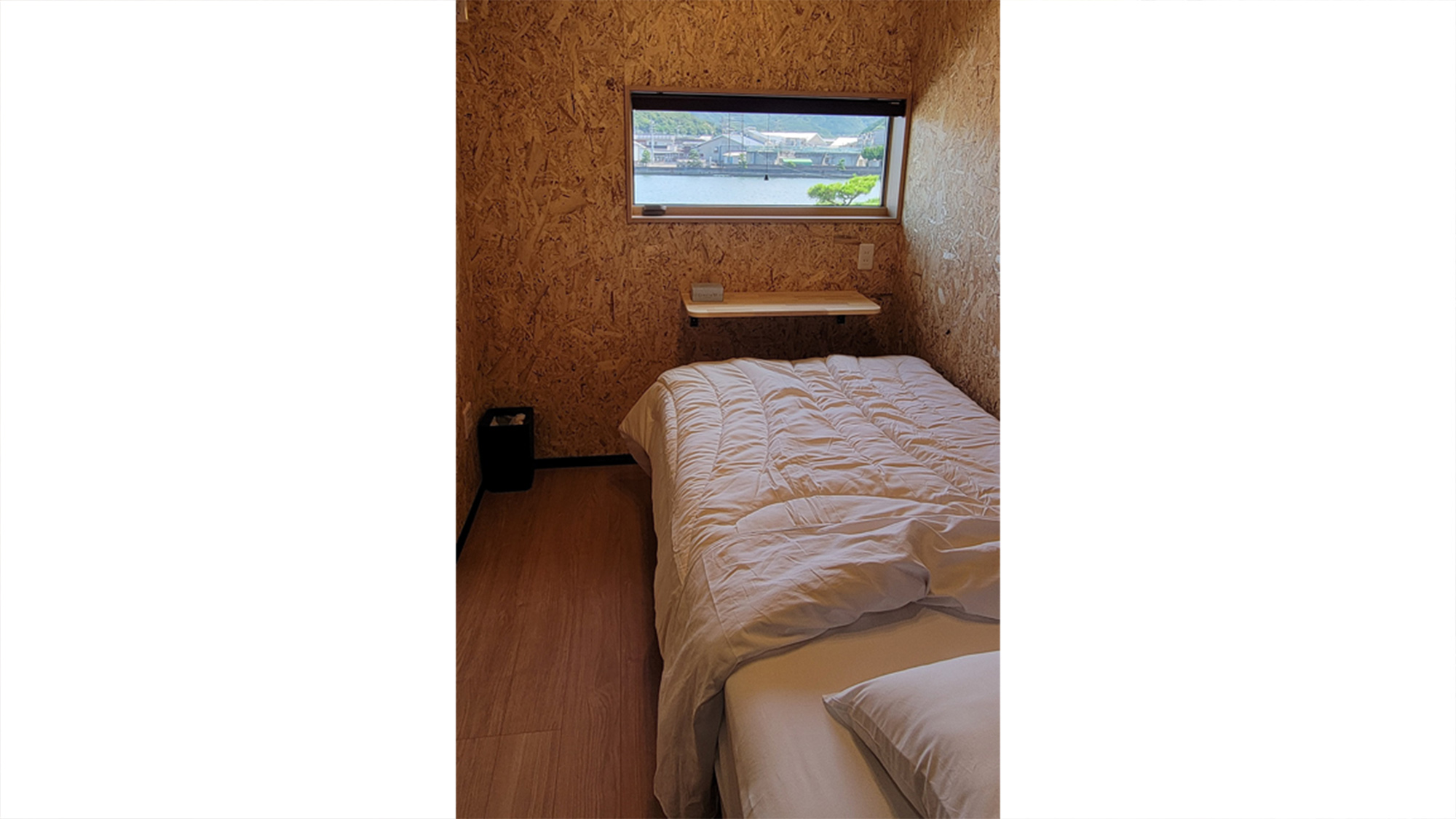 ・【シングルルーム】窓から松本川を眺めながらのプライベート空間でゆったりとお寛ぎください