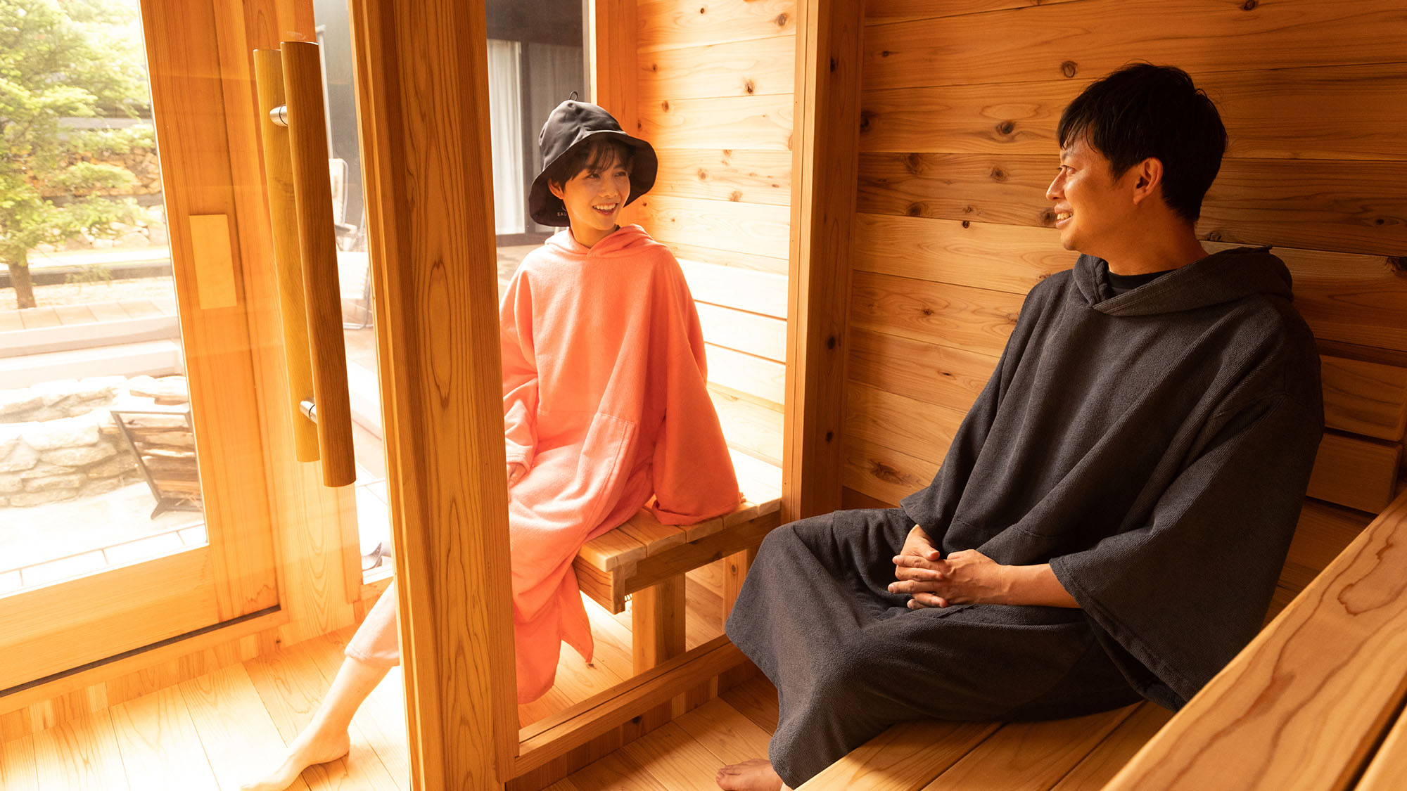 ・【サウナ】日々の疲れもほぐれて楽しい会話が弾みます