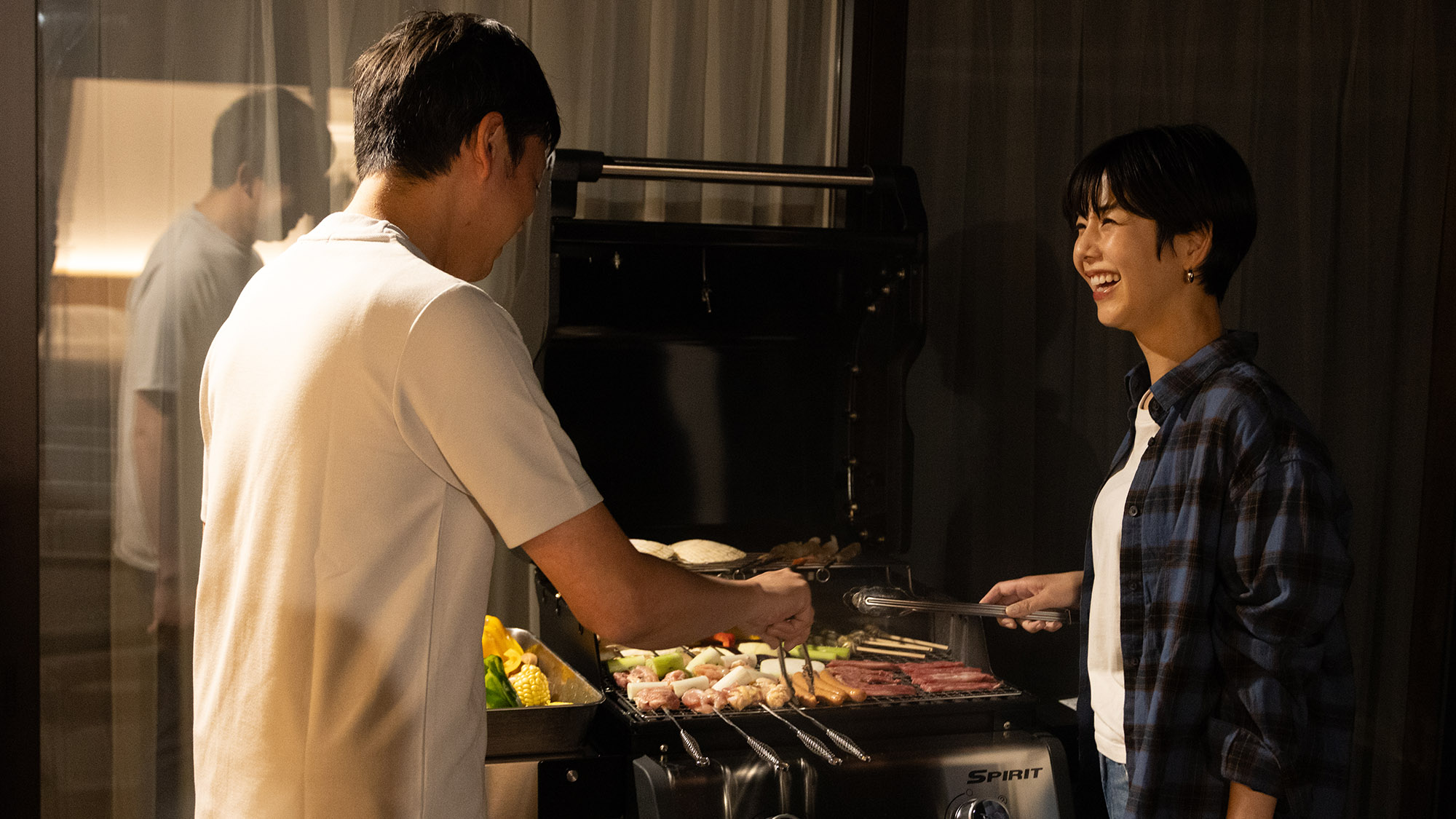 ・【BBQ】ワイワイ楽しく2人の距離もグッと近づきます※使用する食材・油・調味料等はご準備下さい