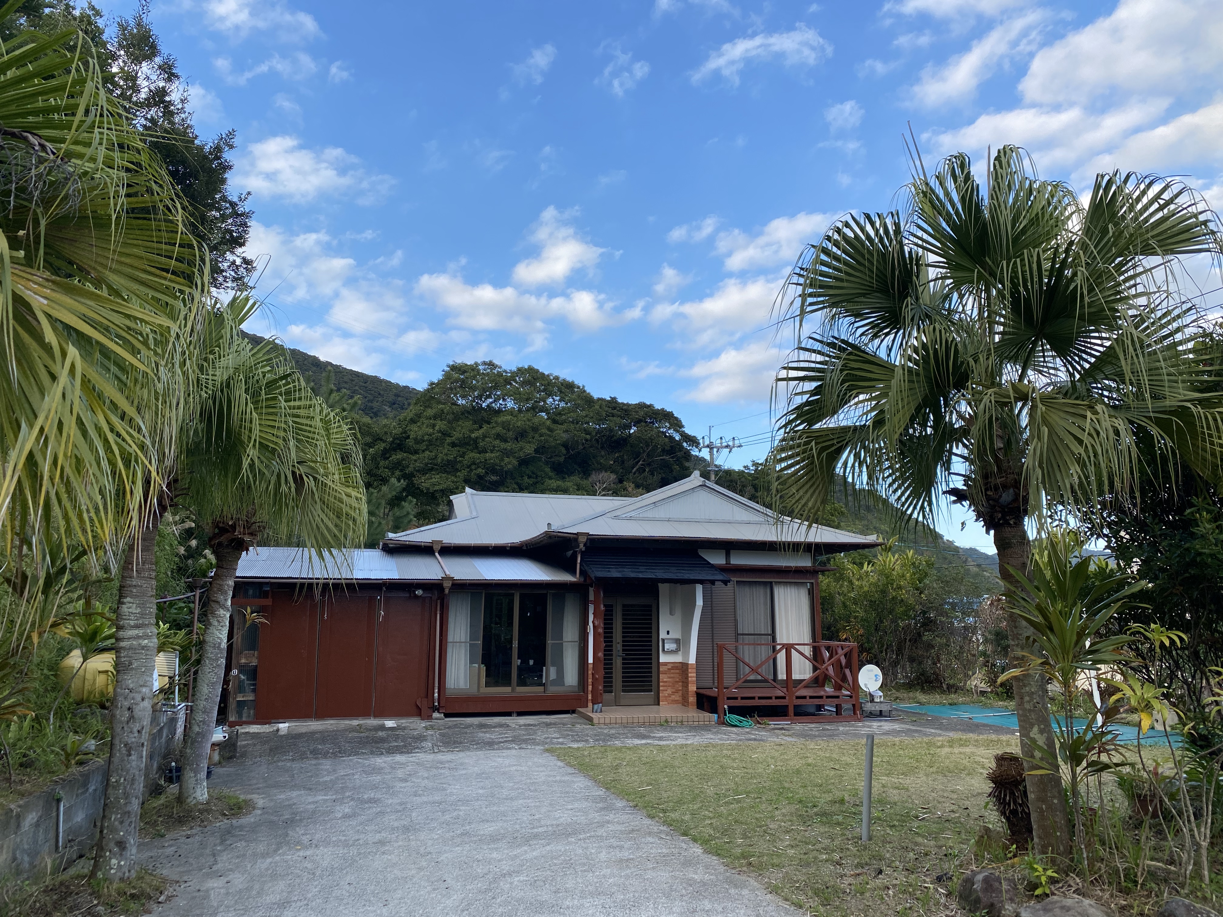 南国風景に囲まれたコテージ