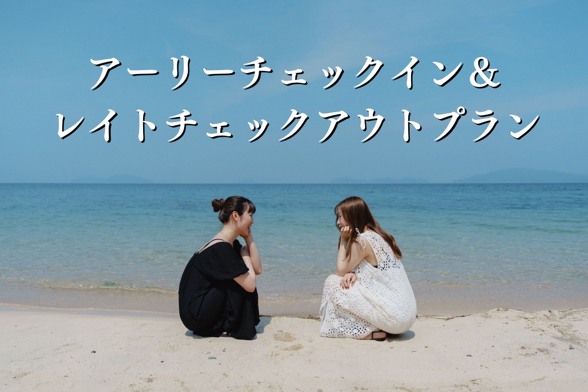 【14：00〜翌11：00】アーリーチェックイン＆レイトチェックアウトプラン