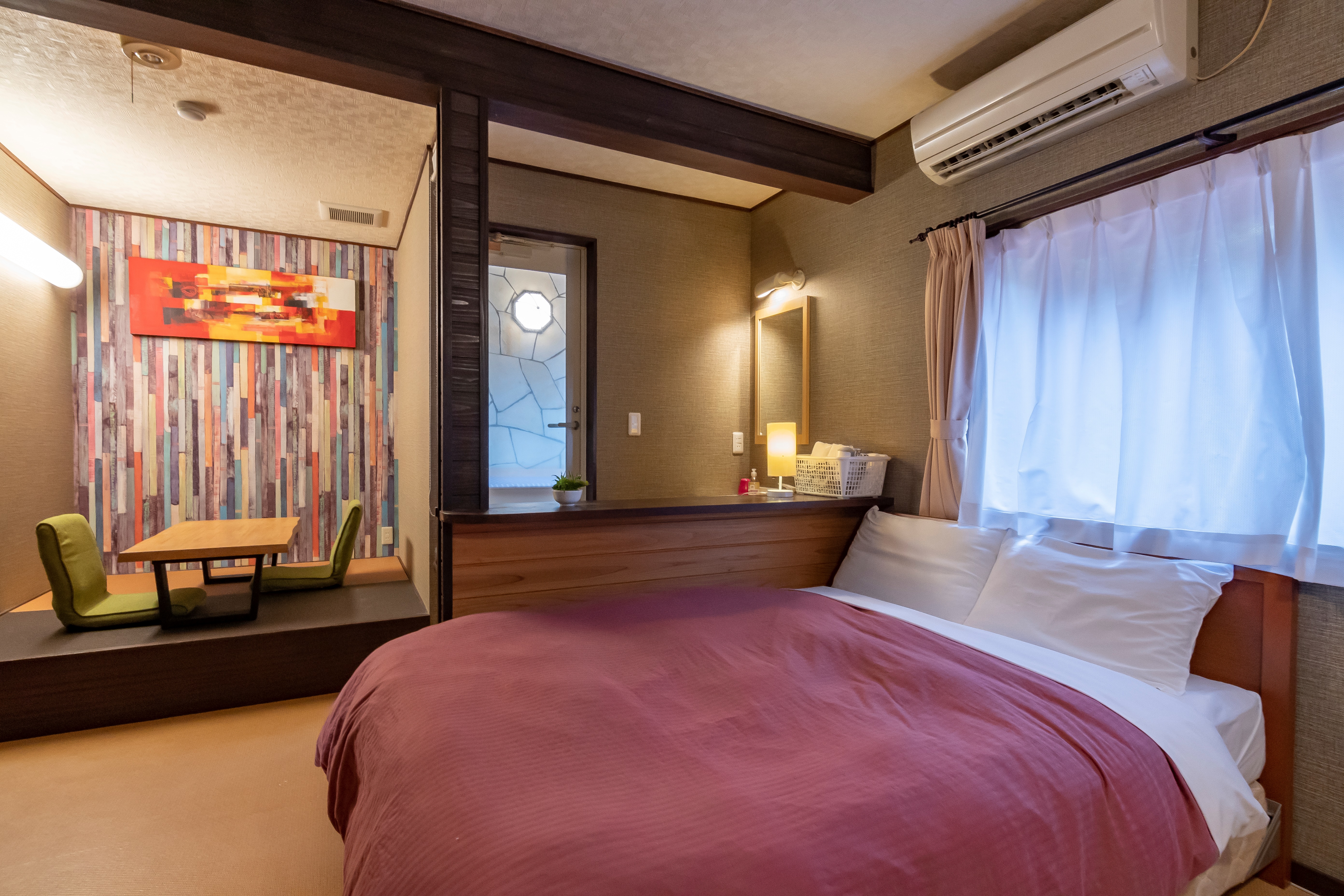 本館2階　展望露天風呂付客室　ダブルルーム202