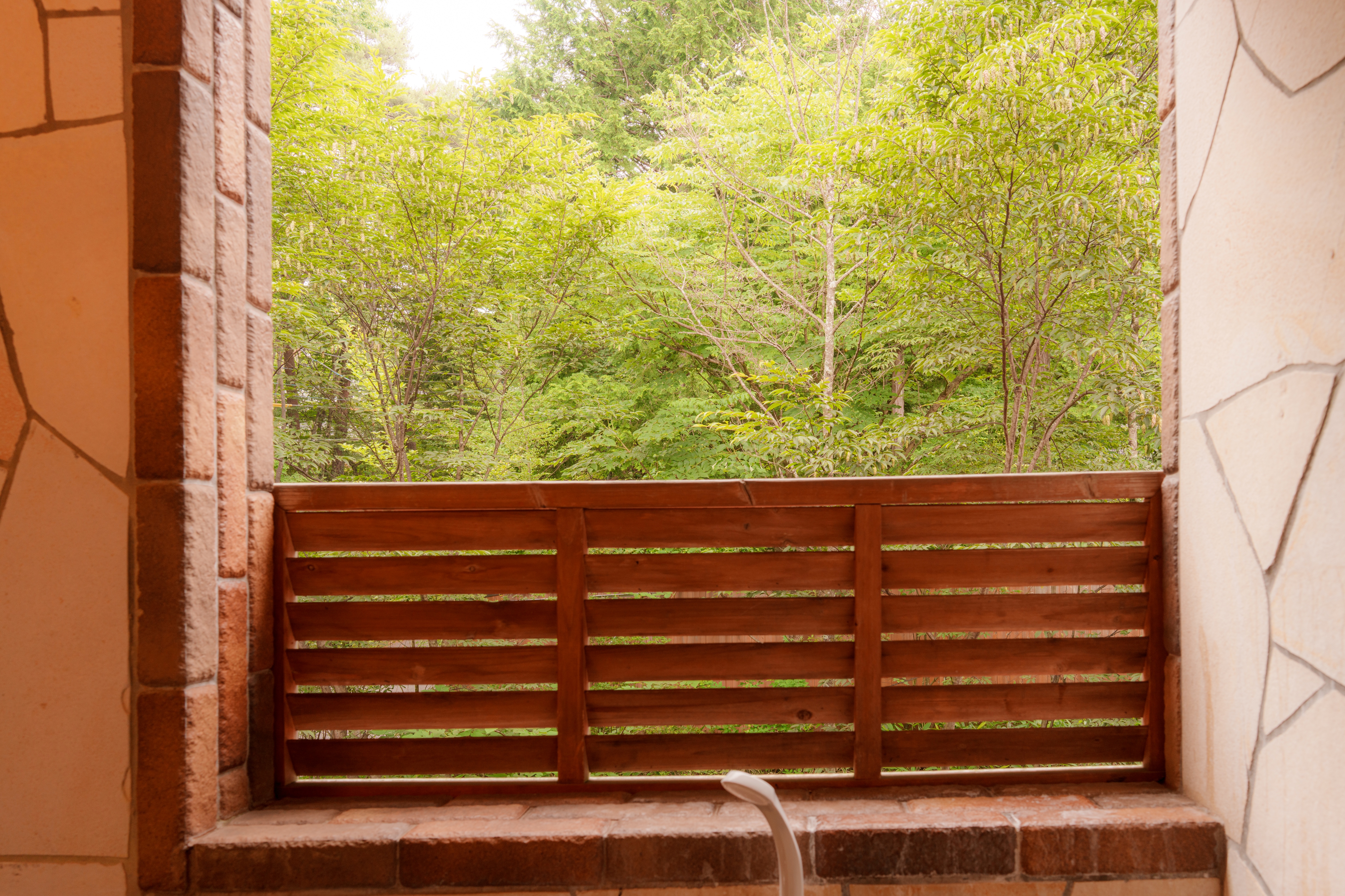本館2階　客室露天風呂から