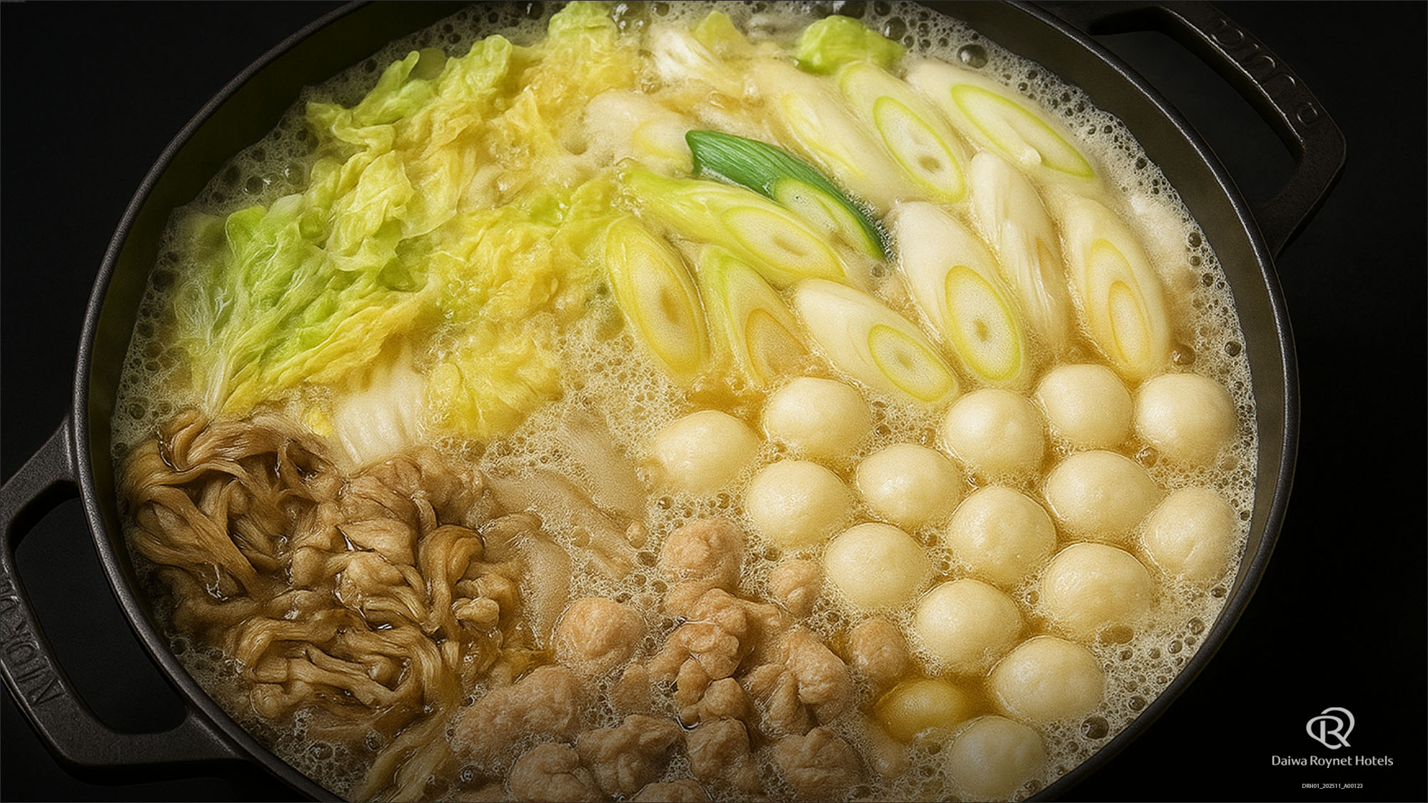 和洋朝食ビュッフェ(だまこ鍋ご提供イメージ)