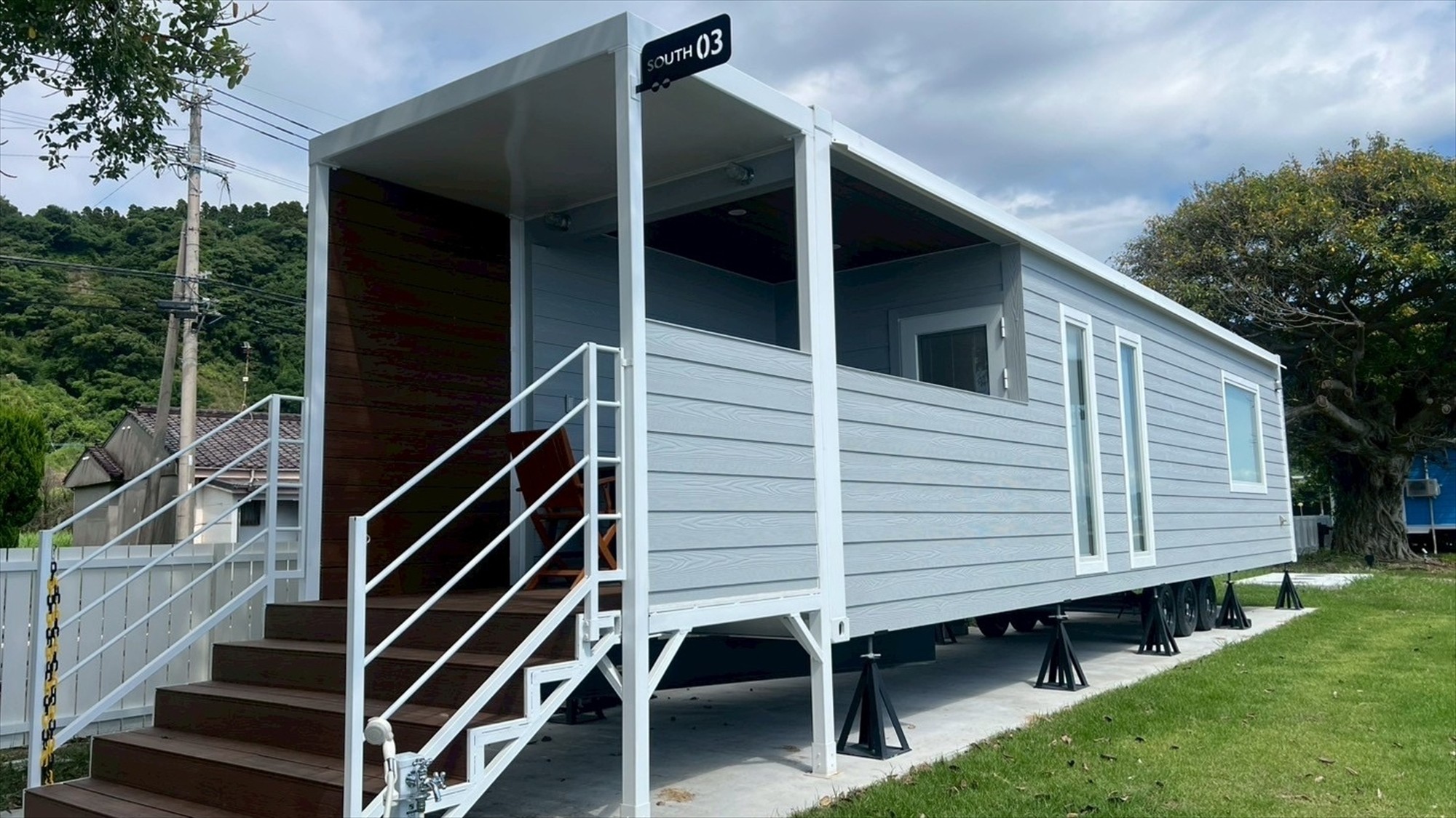 海眺望｜トレーラーS03／シモンズシングル&times;2