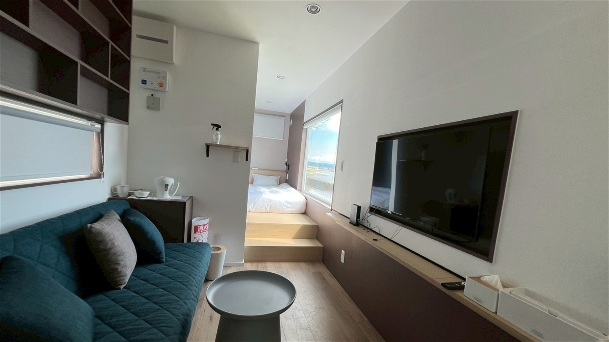 海眺望｜トレーラーS03／シモンズシングル&times;2