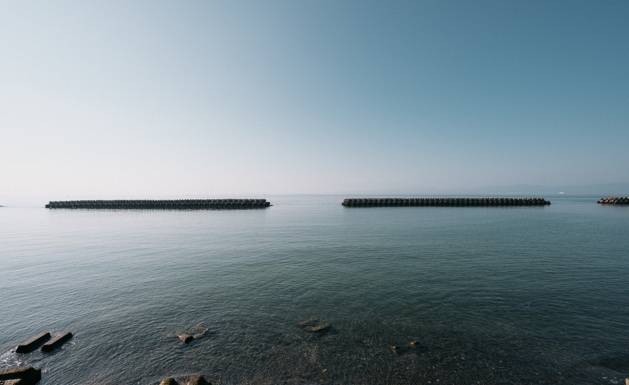 景観／1kmに渡り続くシーサイドストリート