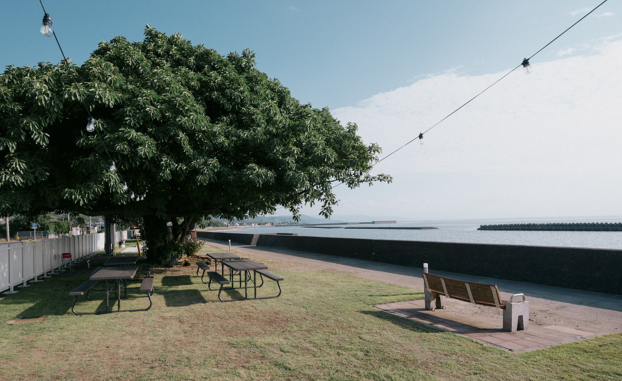 景観／1kmに渡り続くシーサイドストリート