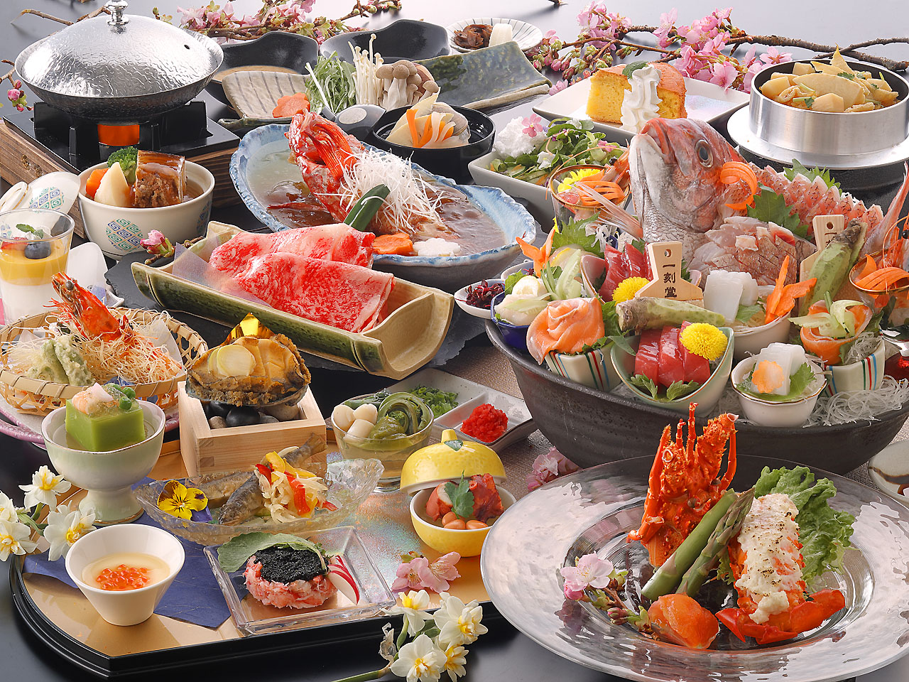 2026年春 特選料理「幸」お夕食一例