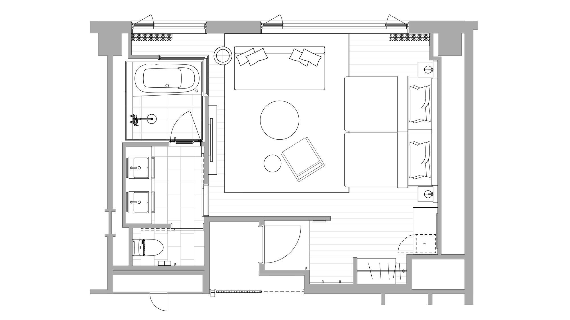 【ビューバス】デラックススイート（50平米）自然に溶け込む、唯一無二の贅沢。