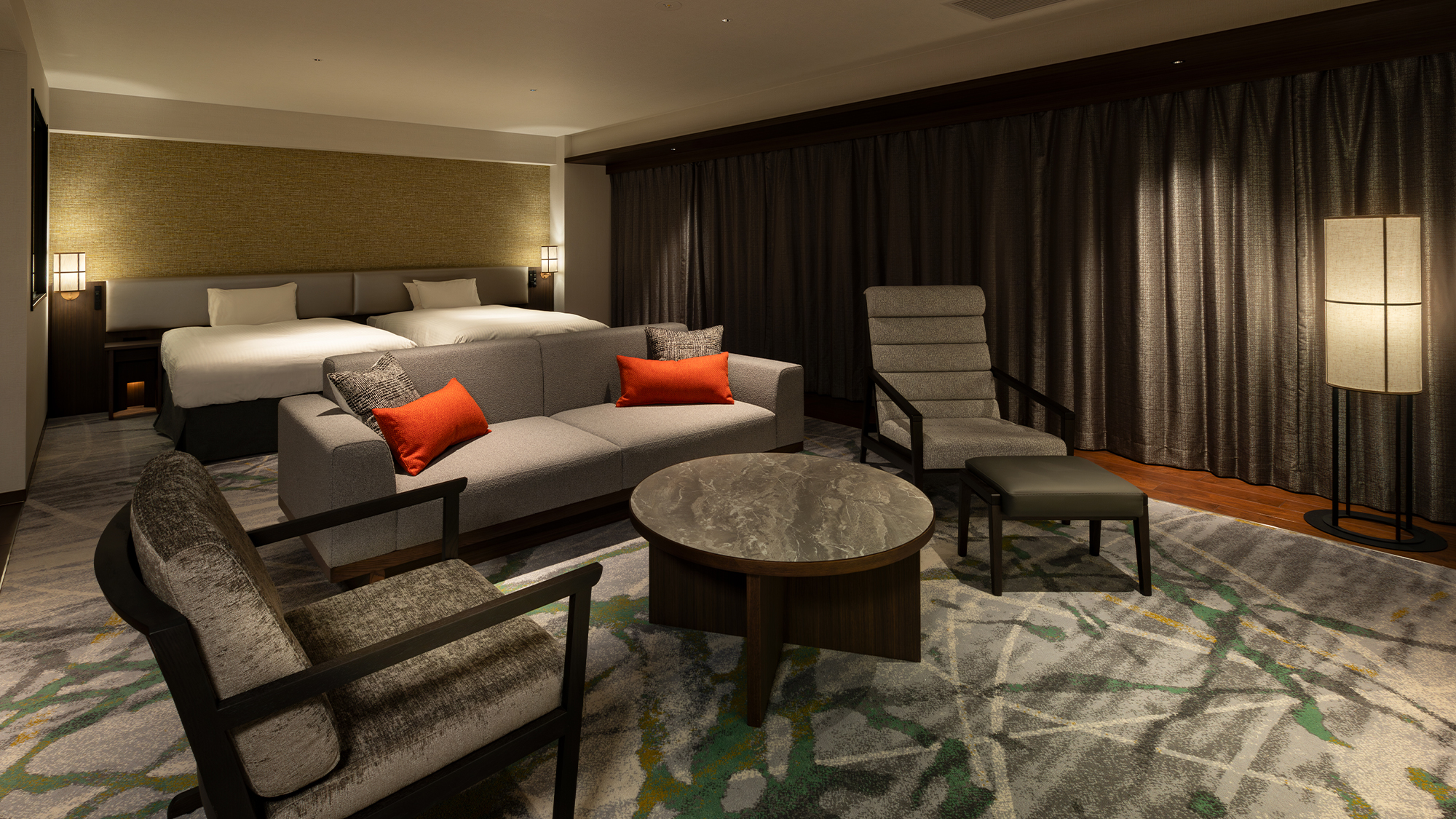 スーペリアスイート（60平米）豊かな緑と過ごす、ゆるやかな時間。