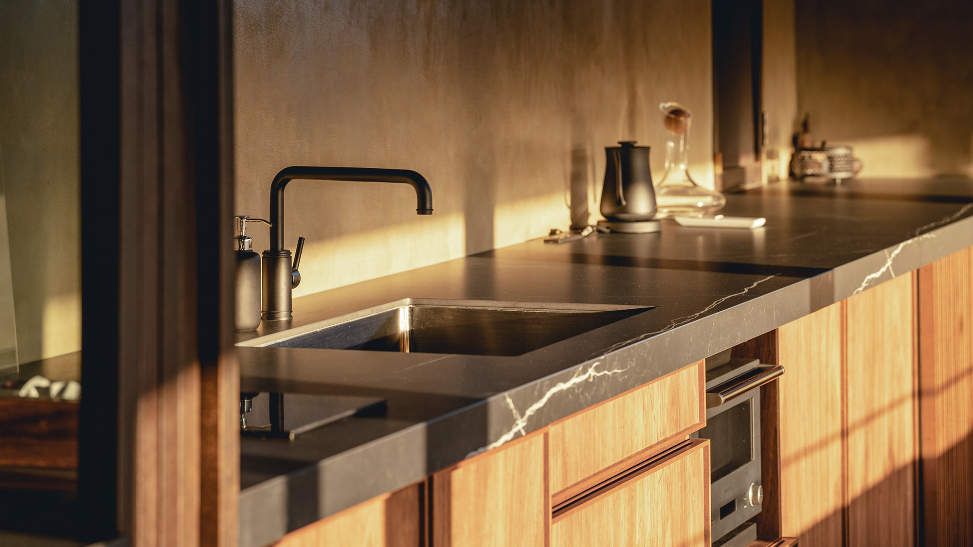 ・【キッチン】セルフクッキングをお楽しみください。調理器具や調味料を揃えております