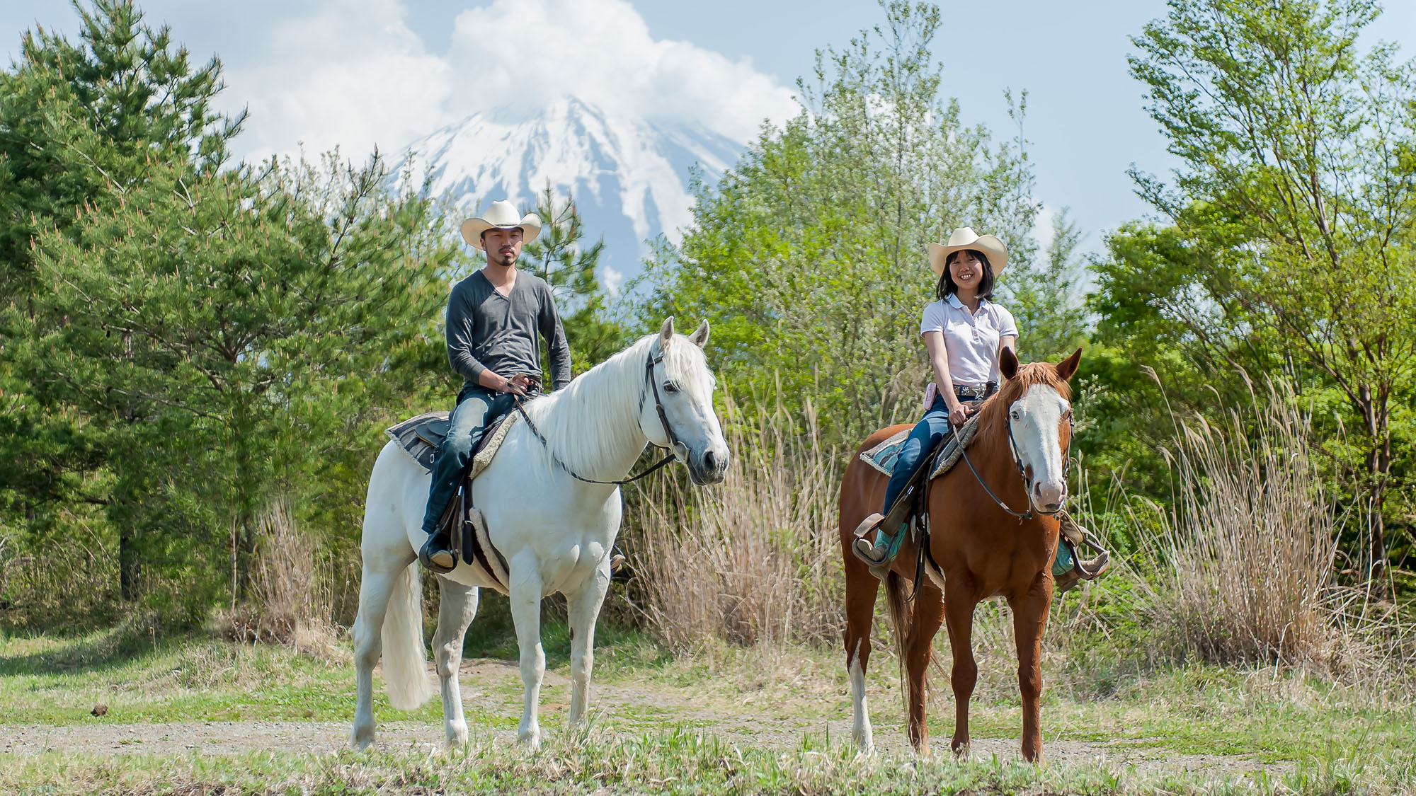 富士山麓の森林外乗
