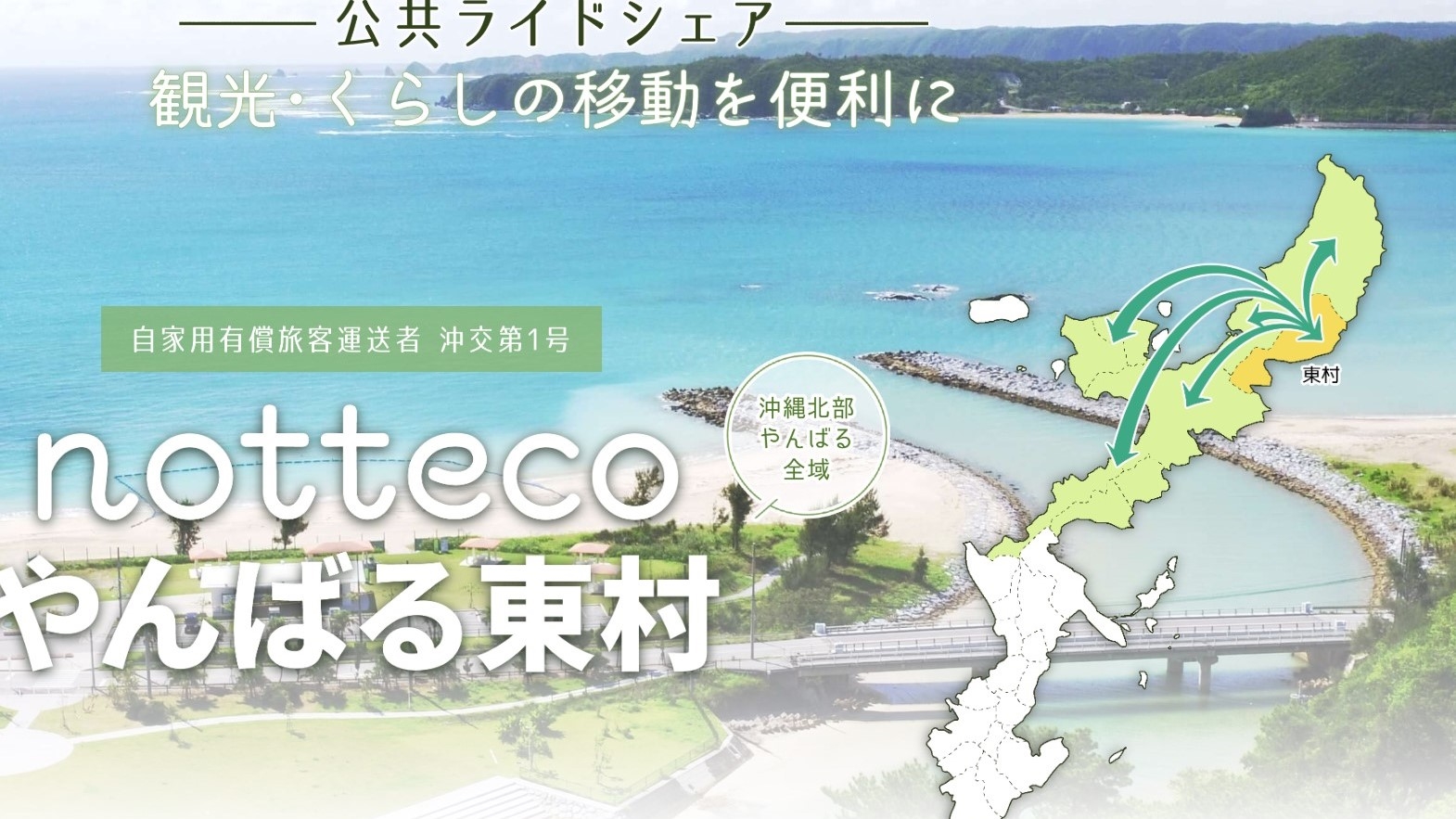 公共ライドシェア利用も可能（050-5835-2083にお電話で利用可能）