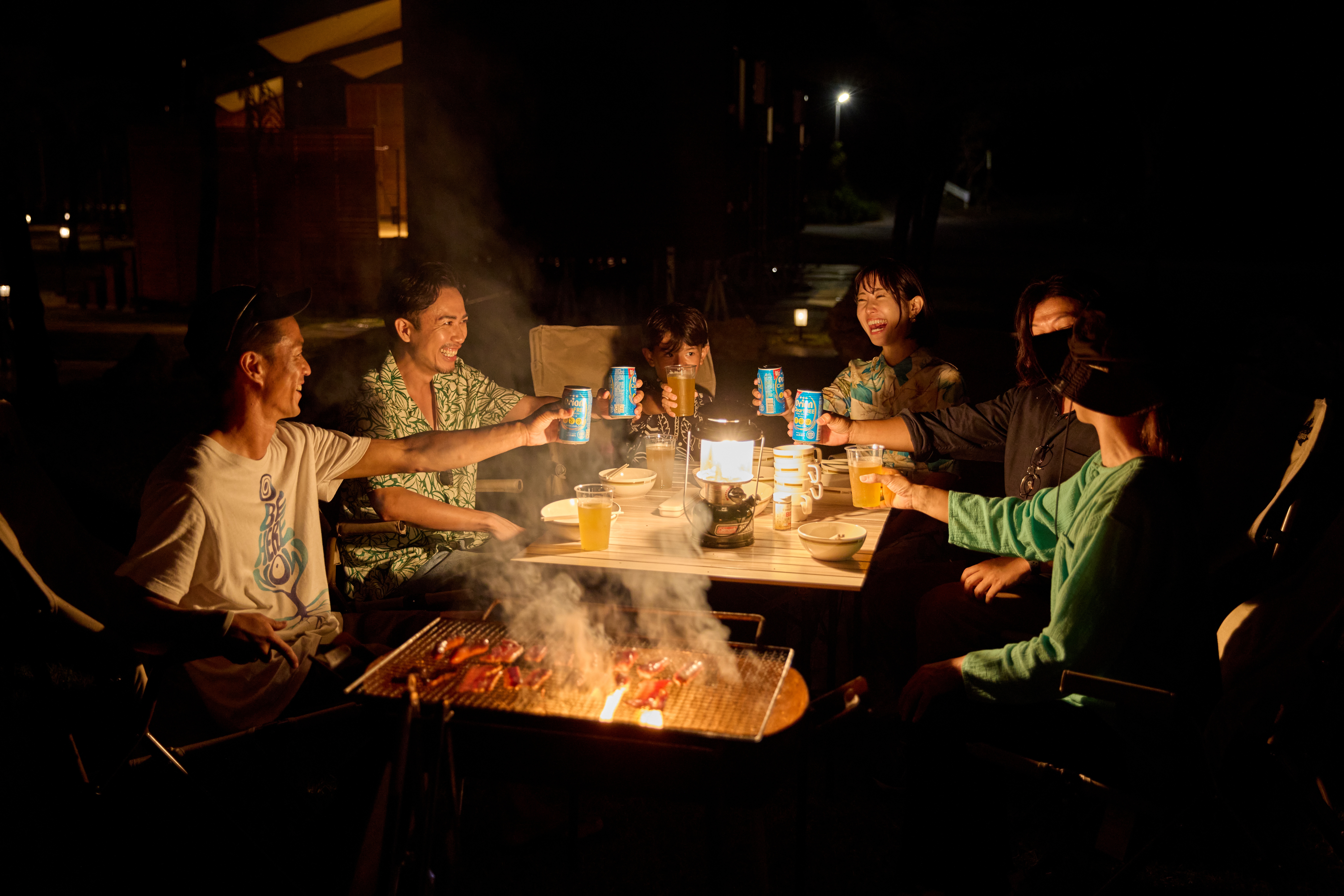 ファミリー・グループでのバーベキュー（持込可、貸出はHPから要予約）