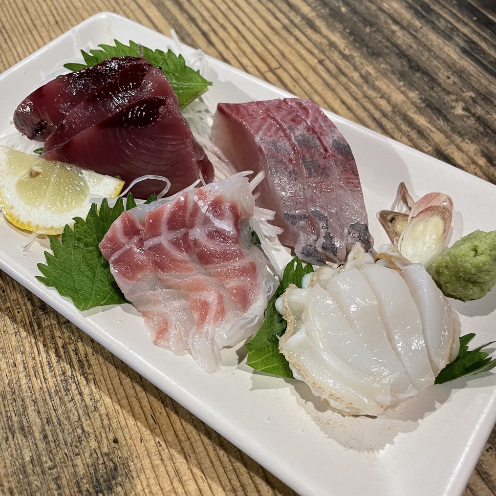 ◆お刺身コース◆「ゆのはまバル」で楽しむコース料理♪（サービス朝食付き）