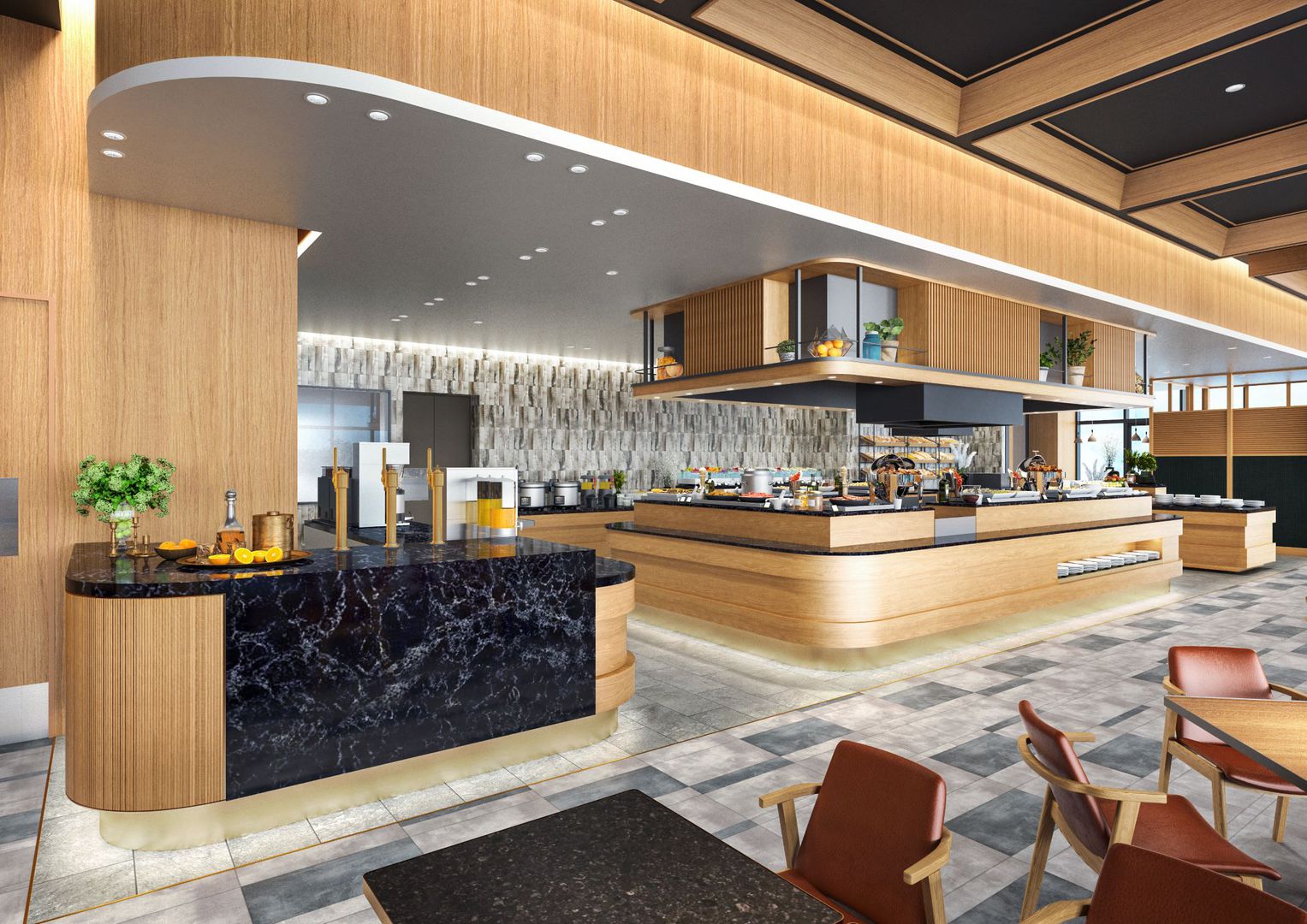 ブッフェレストラン　イメージ