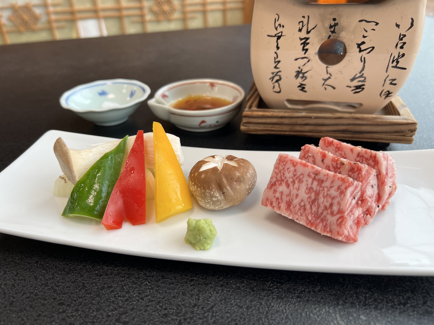 【　県産特選いわて牛プラン　】（１泊２食）　　※陶板焼きｏｒすき焼き