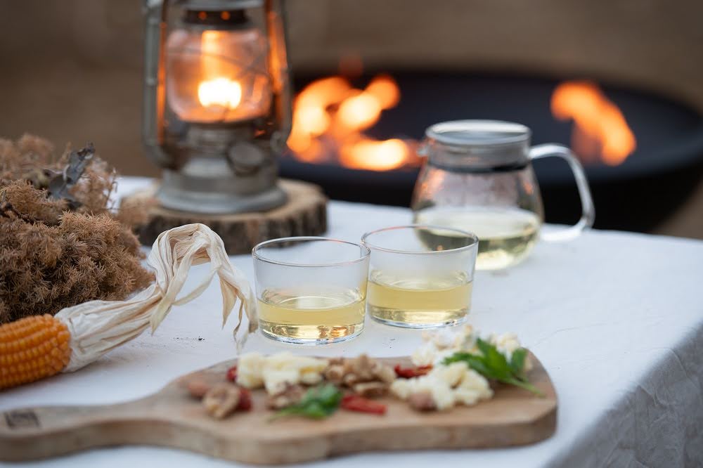 みんなで作る焚き火バー