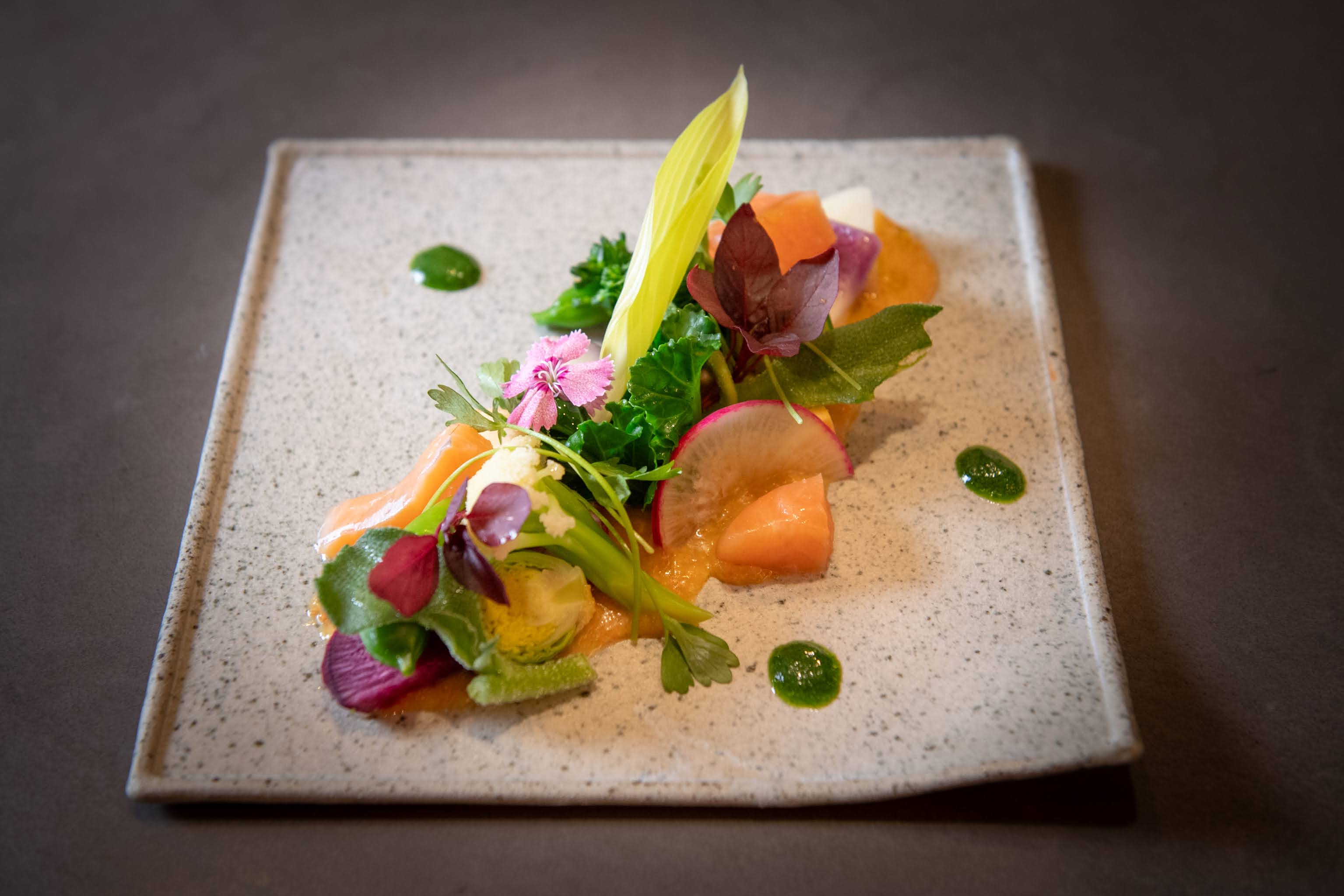 料理（旬のカラフル野菜）