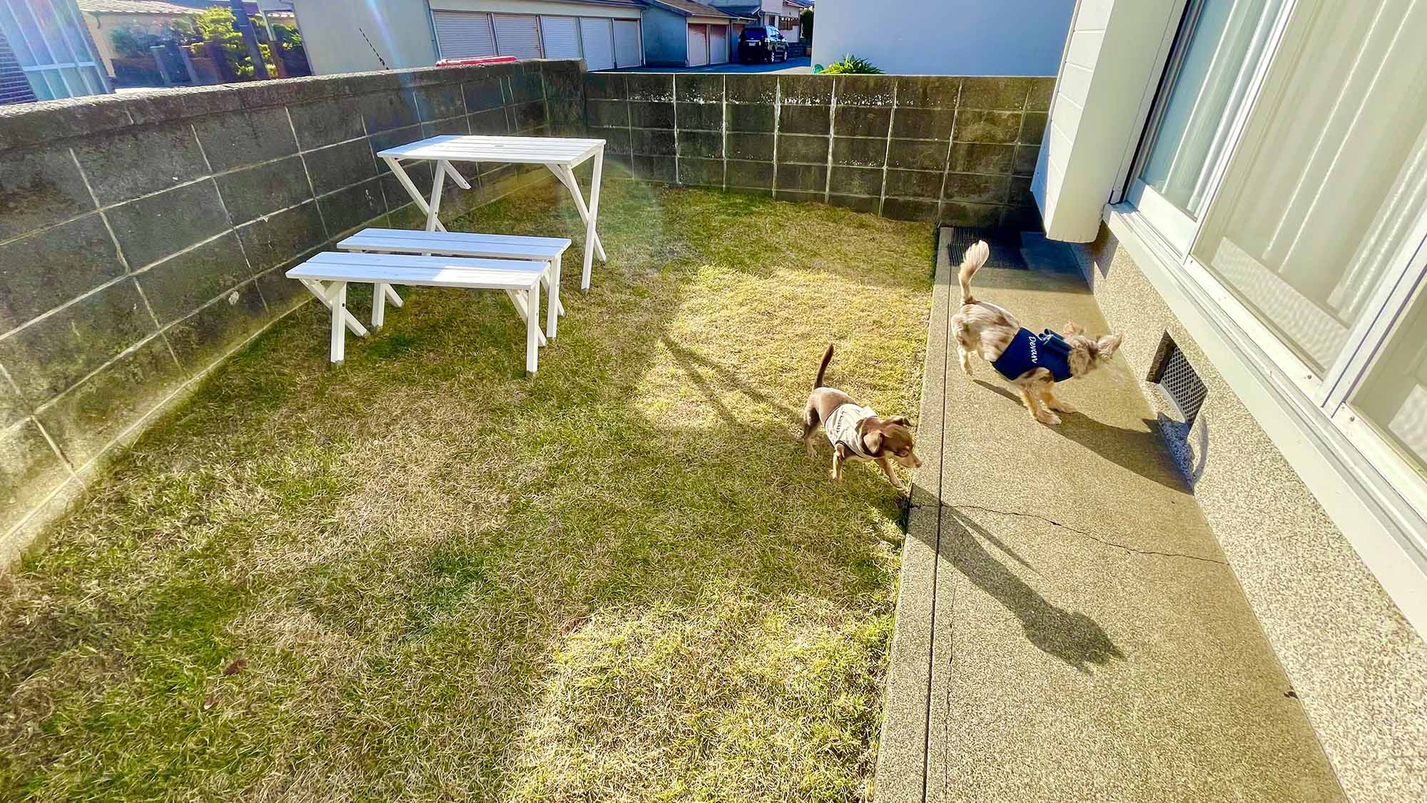 ・【ペットとお泊り】愛犬と遊べる庭付き。笑顔あふれる楽しい思い出作りに