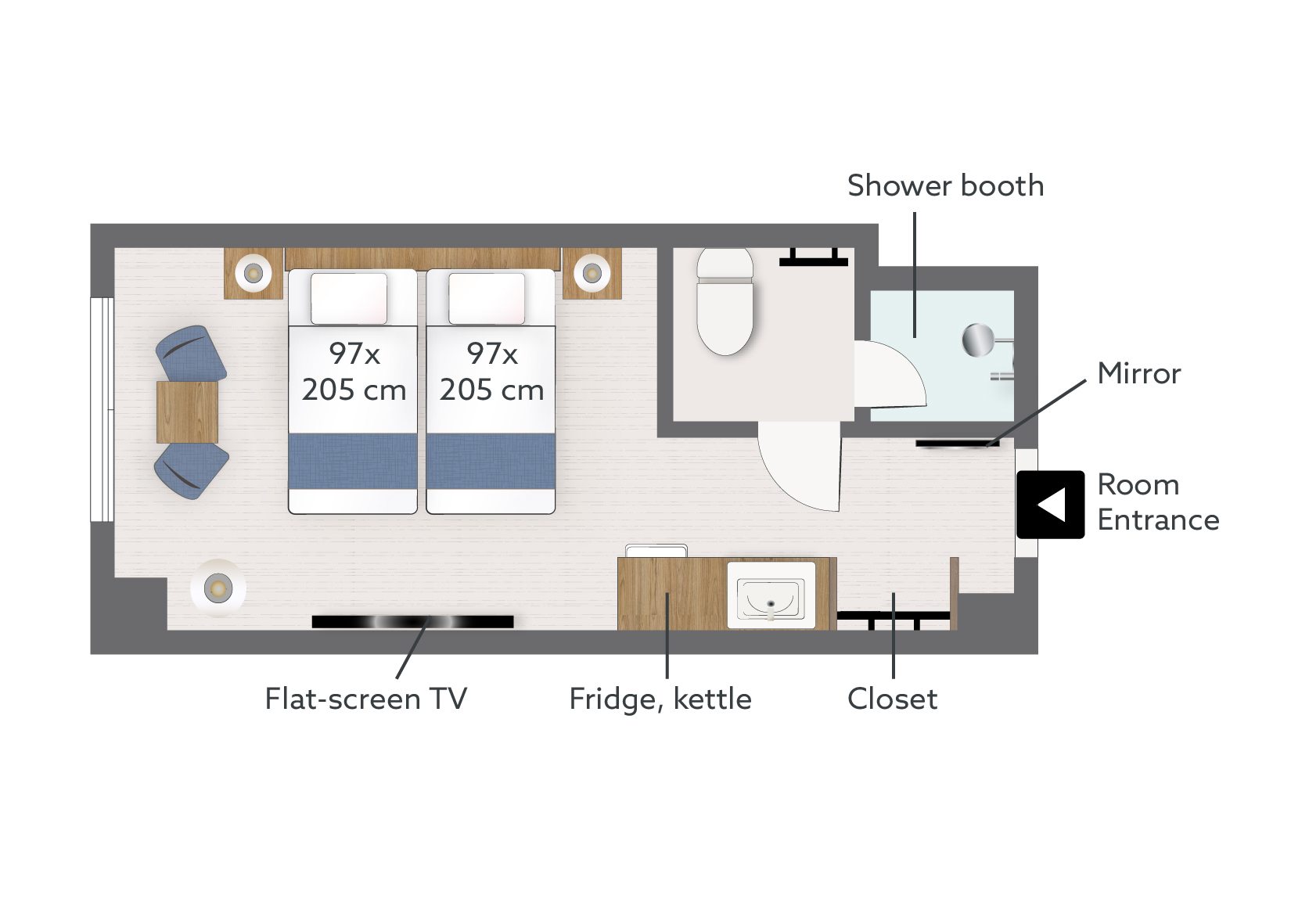 Studio 25 Twin （禁煙）