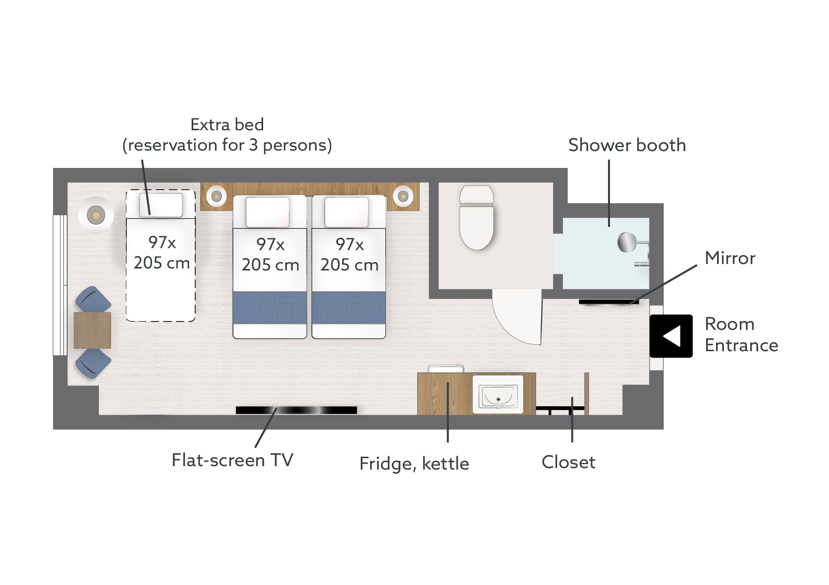 Studio 25 Triple（禁煙）