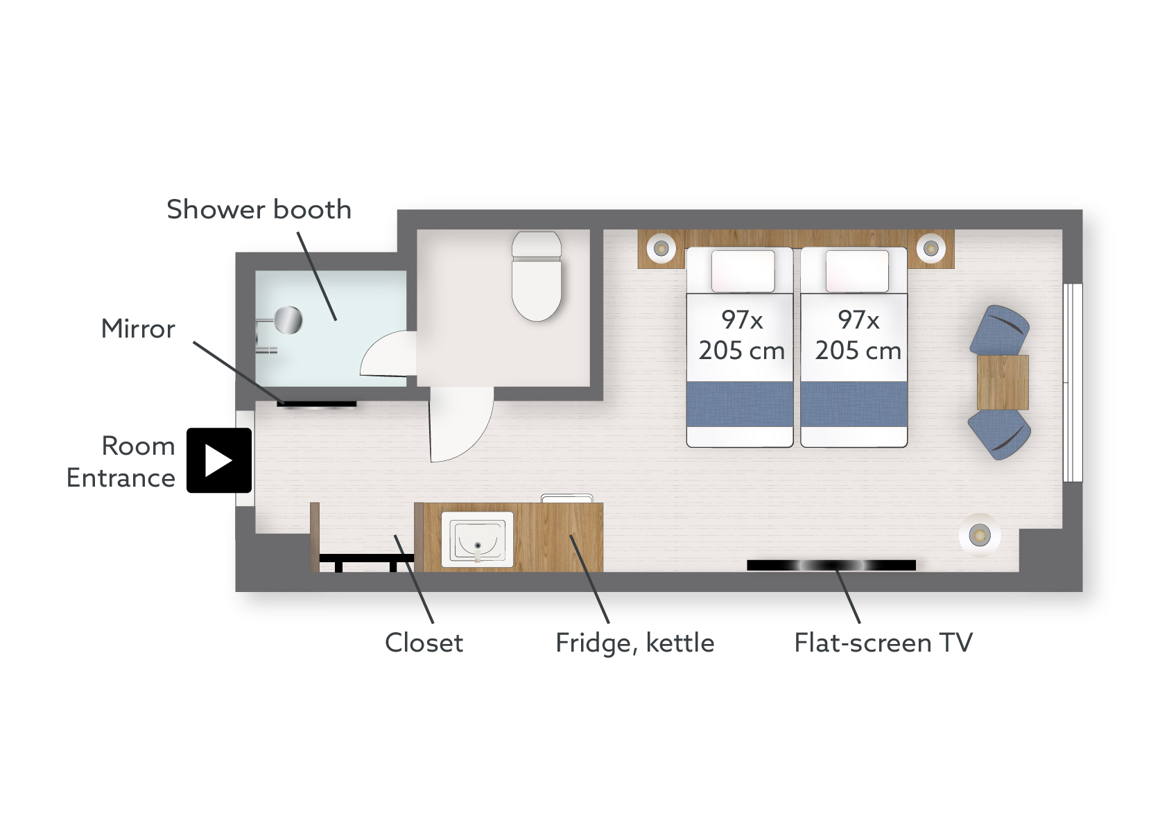 Studio 20 Twin （禁煙）