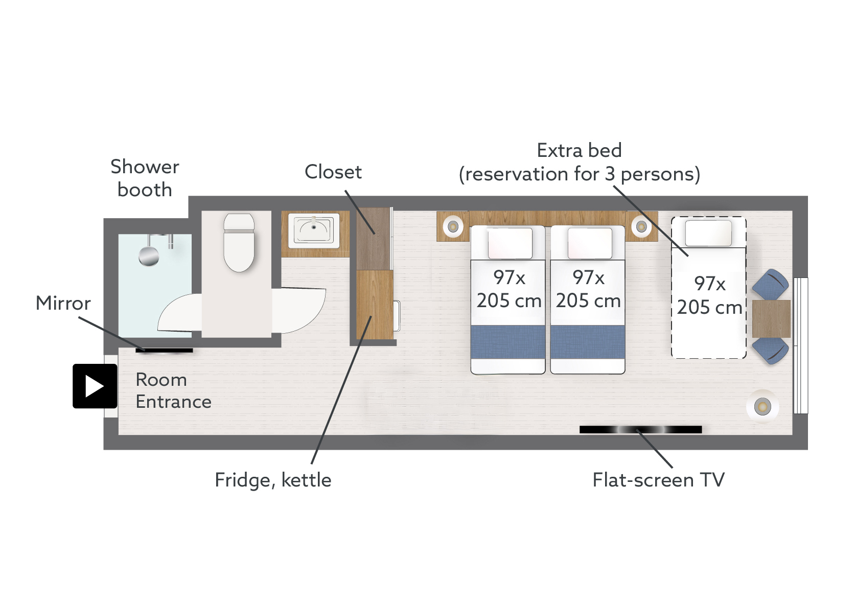 Studio 30 Triple（禁煙）