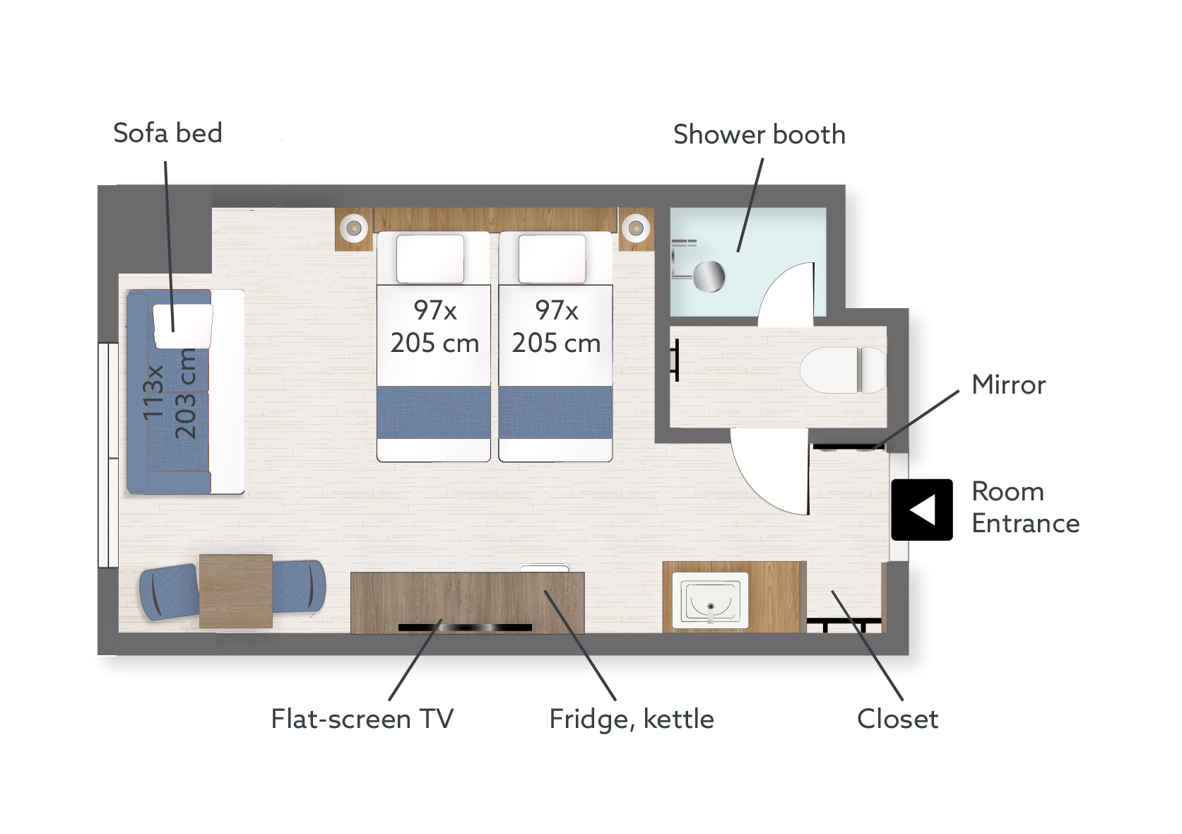 Studio 25 Twin＋ （禁煙）
