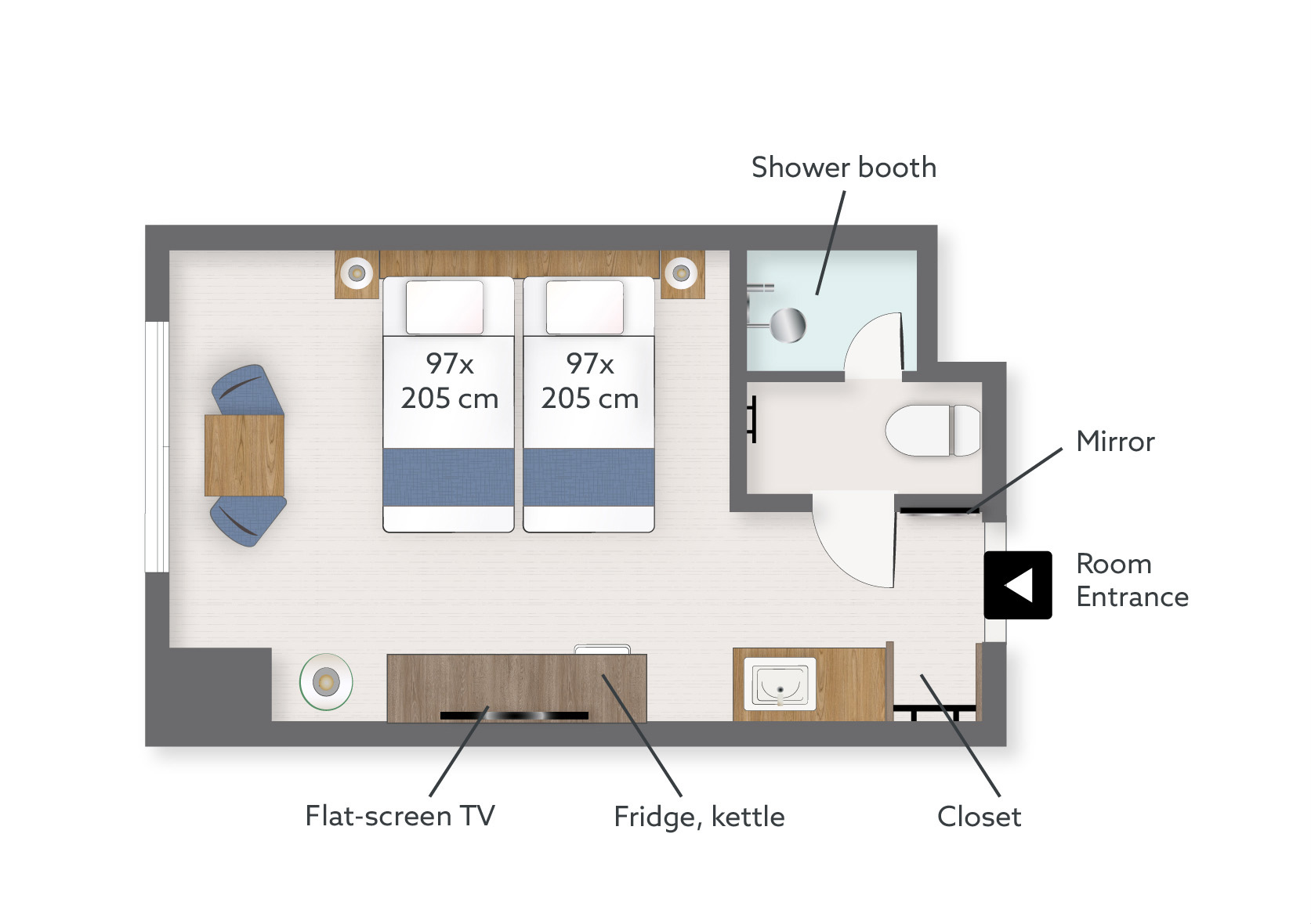 Studio 25T (禁煙) 2