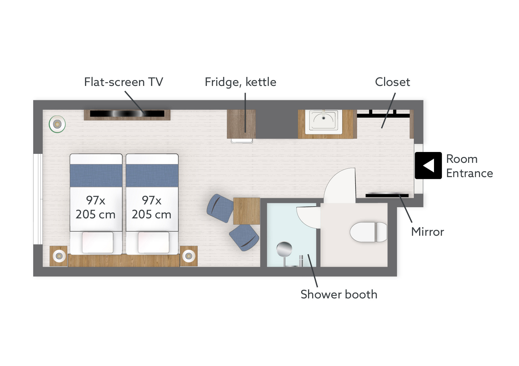 Studio 25T (禁煙) 1
