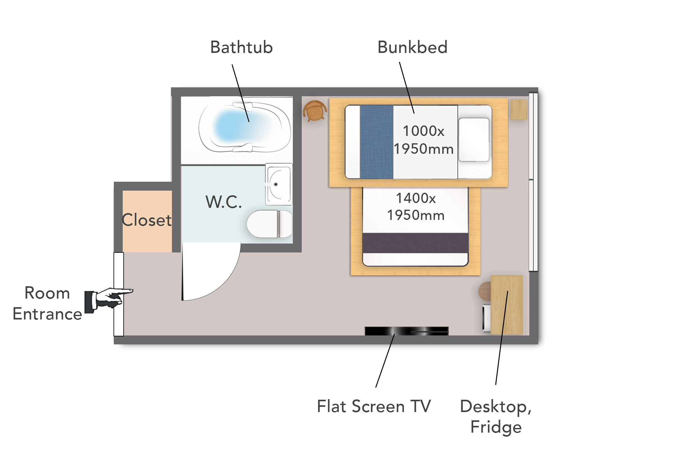 Studio 20D+ (禁煙)
