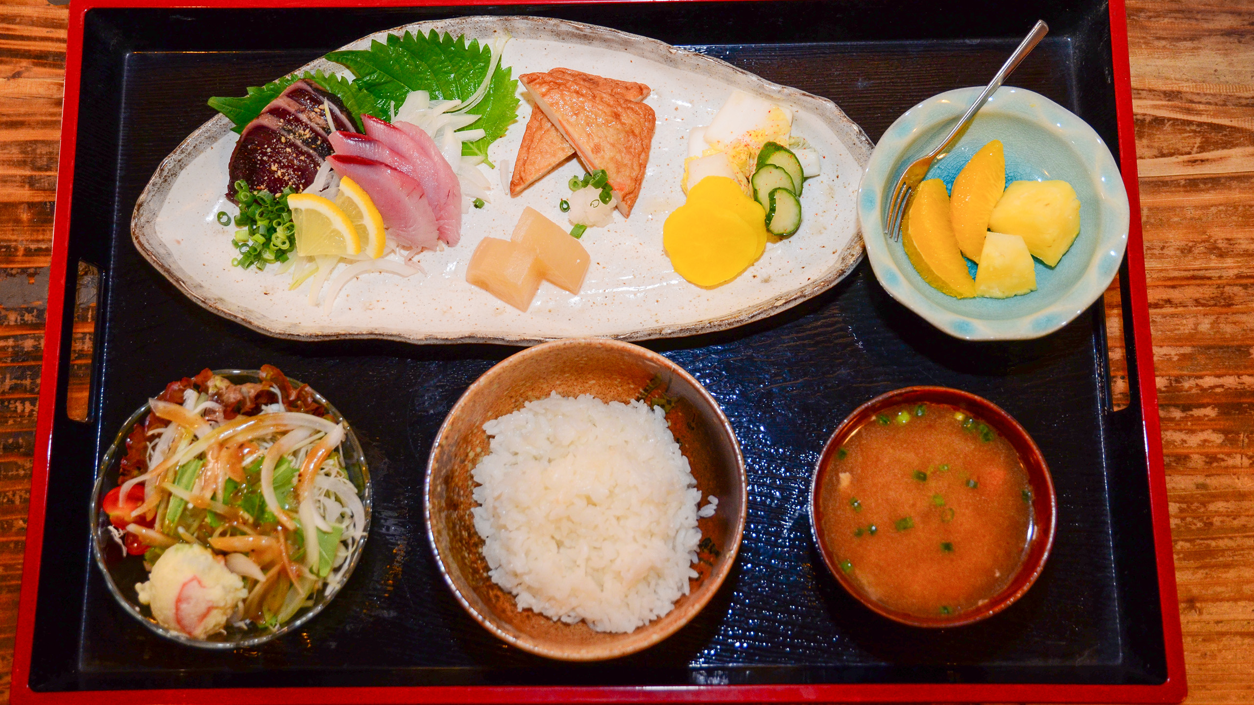 【朝食】鹿児島刺身定食