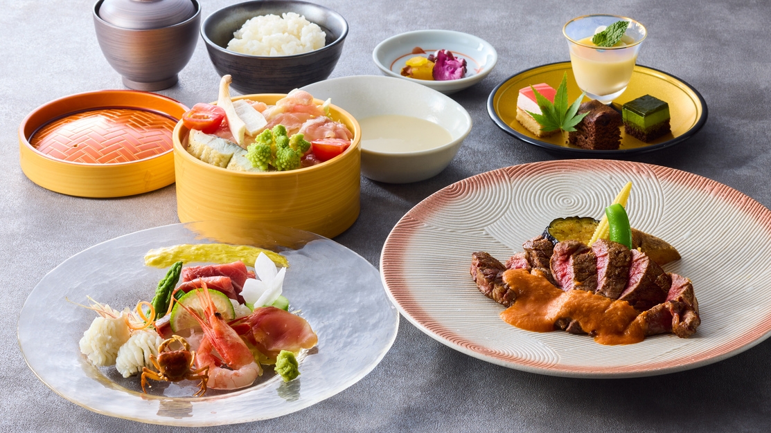 【秋冬SALE】＜絆会席＞旬の魚介と特選牛が主役のスタンダードコース