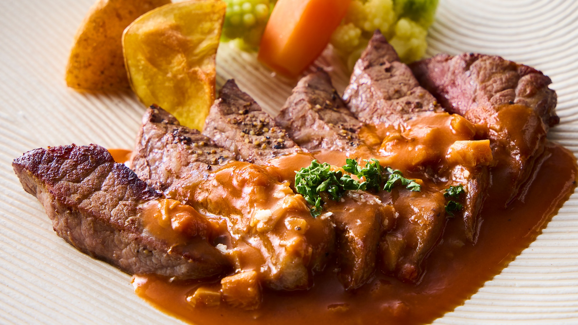 〈雅・絆会席　肉料理〉国産牛ヘレ肉