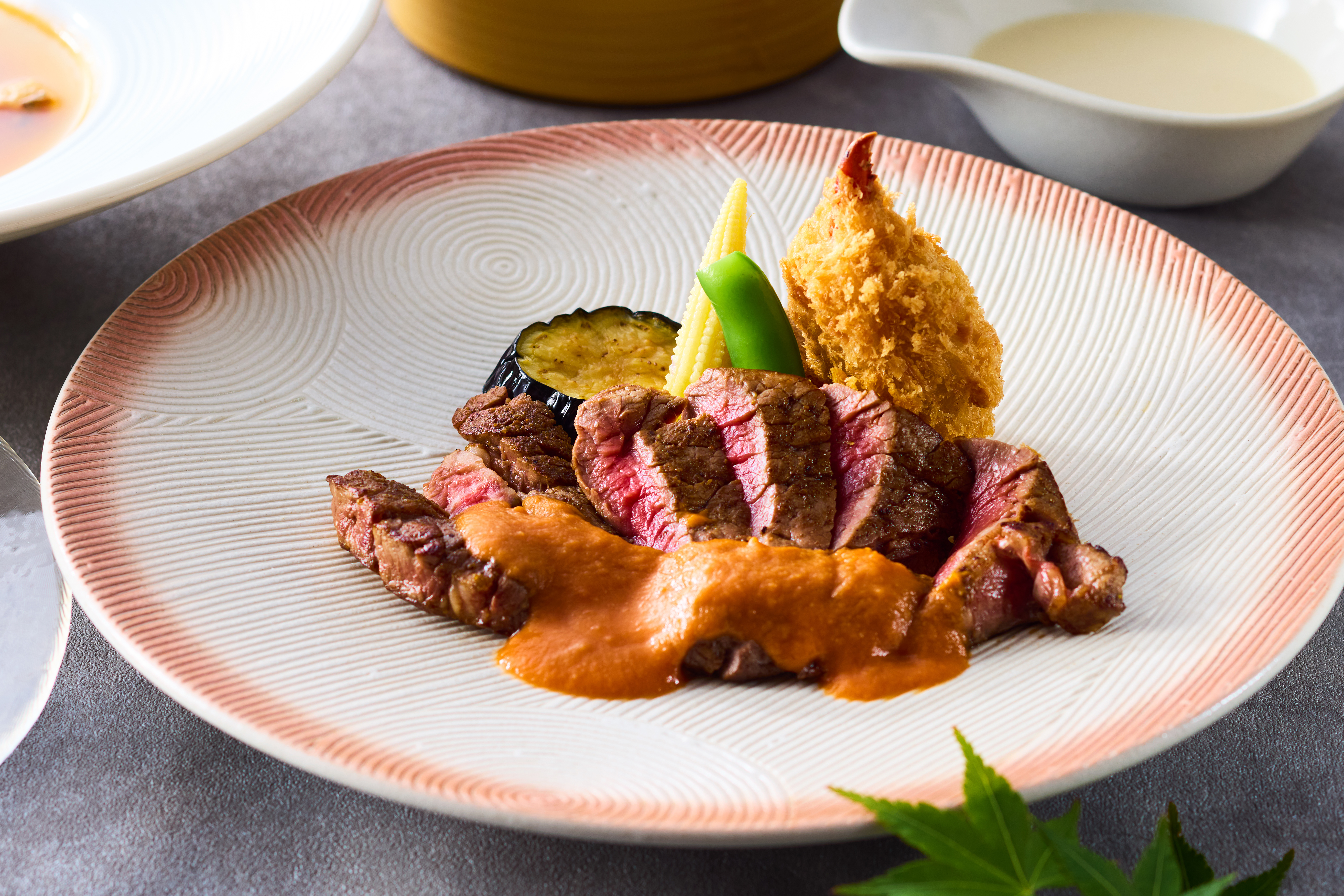 【雅コース】国産牛ヘレ肉のグリル