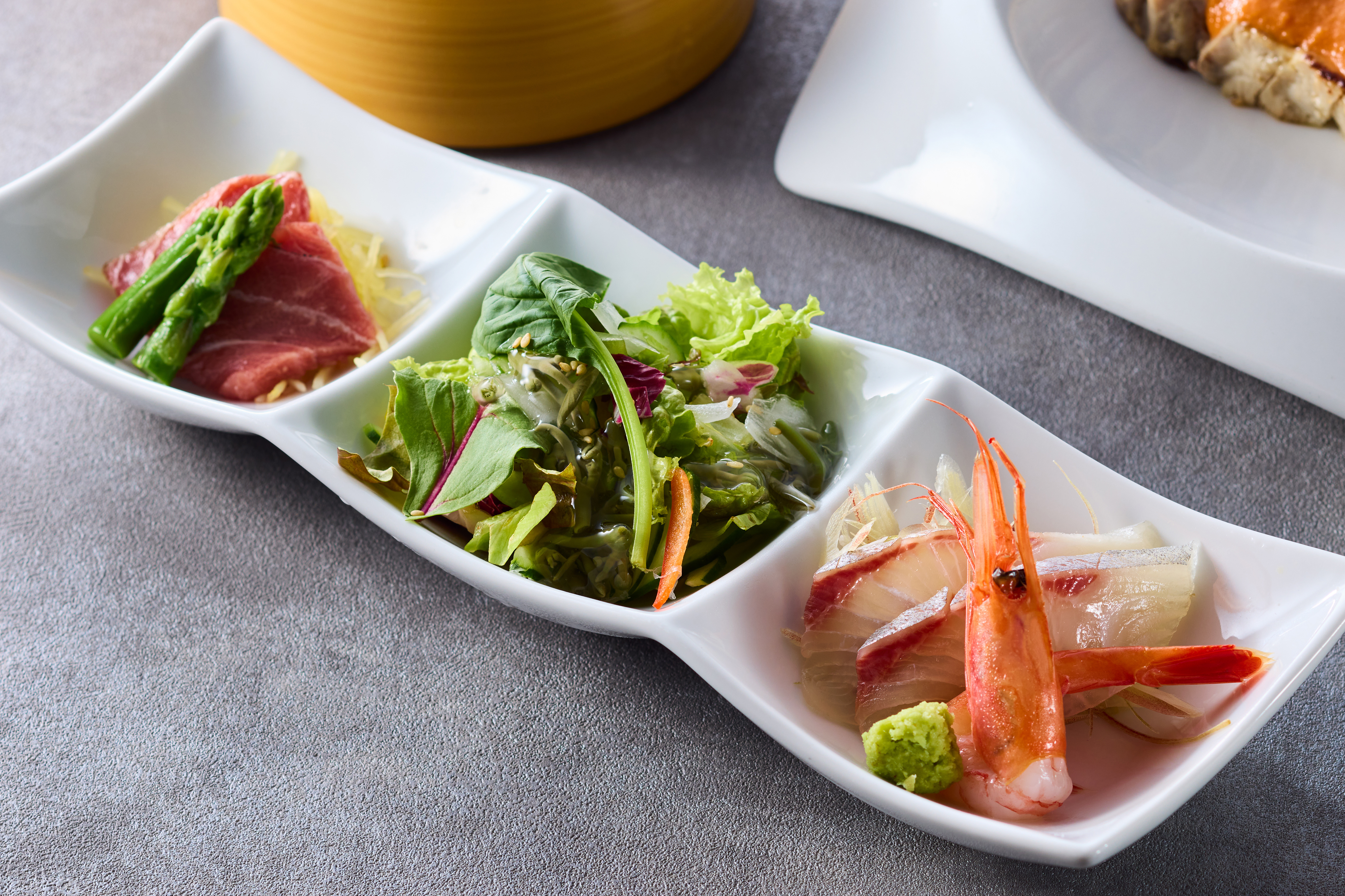 【彩コース】サラダと魚介の冷製