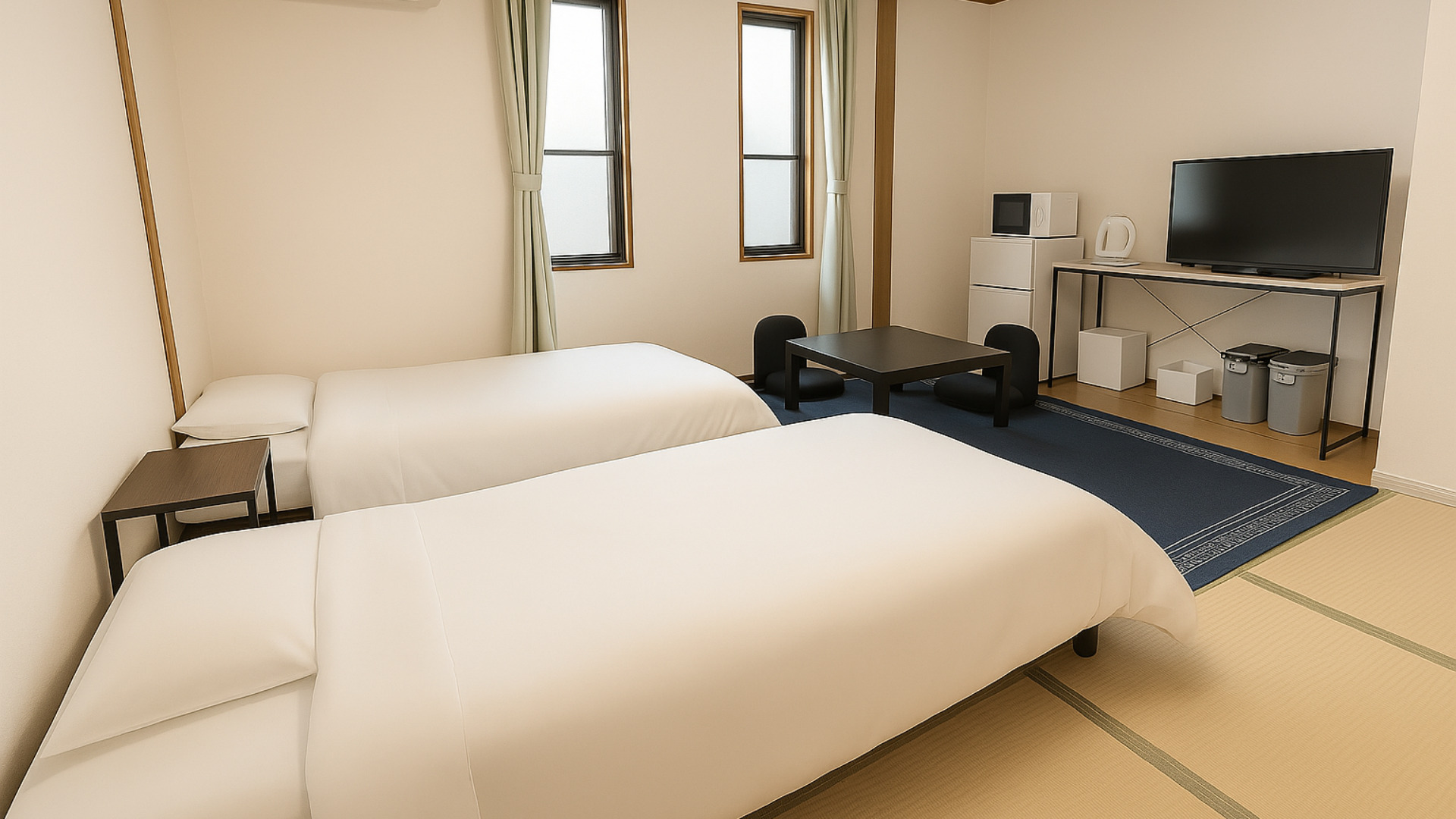 【禁煙】スーペリアツインベッドルーム（和室8畳）