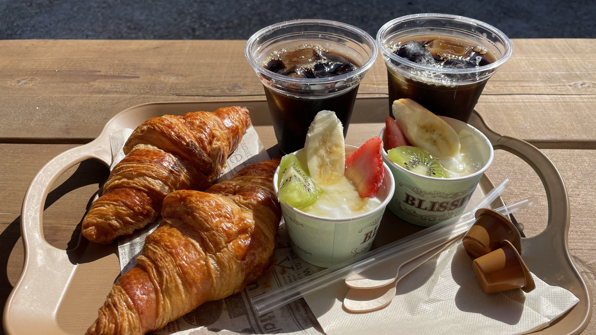 ・【朝食一例】アメリカンな洋食をご用意いたします。自然の中で爽やかな朝をお迎えください