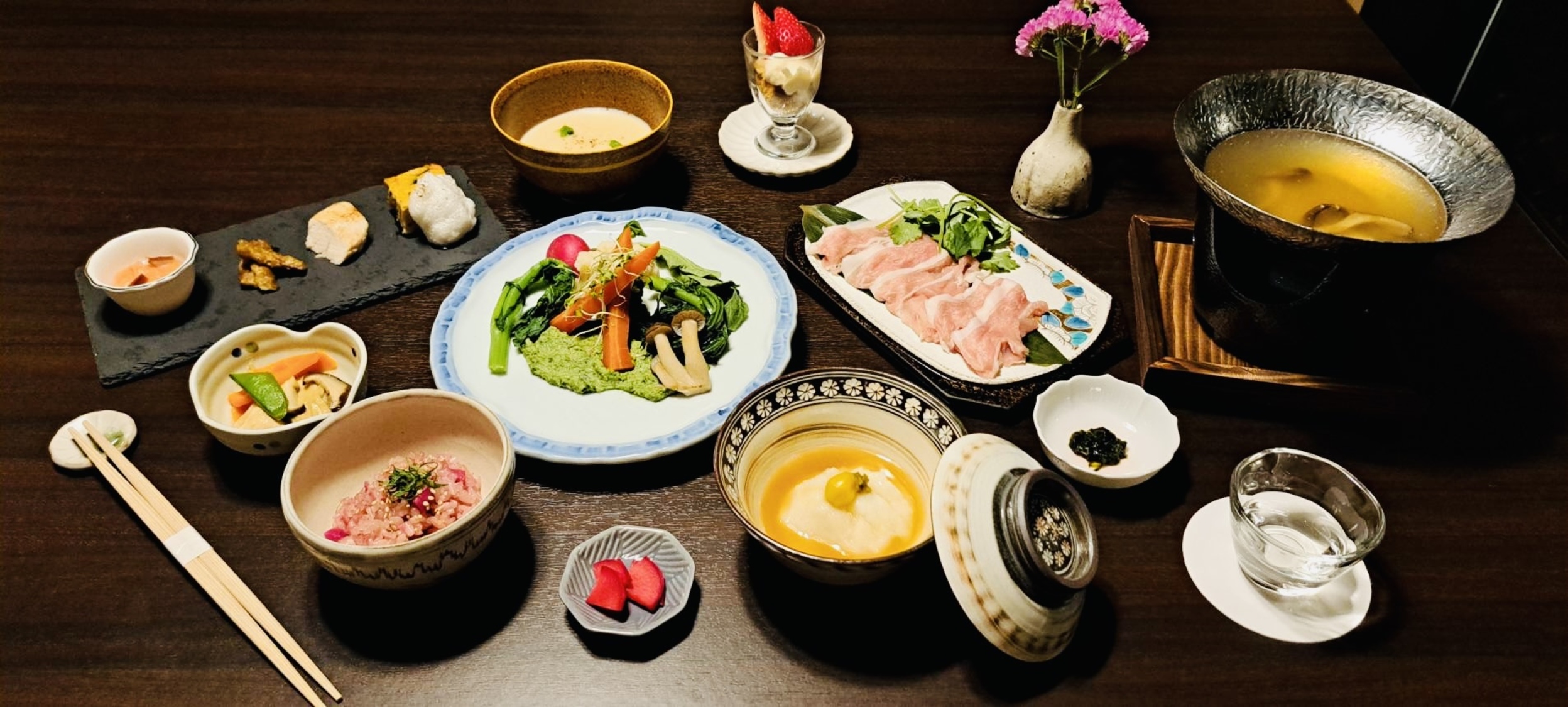 季節の健康会席（一例）